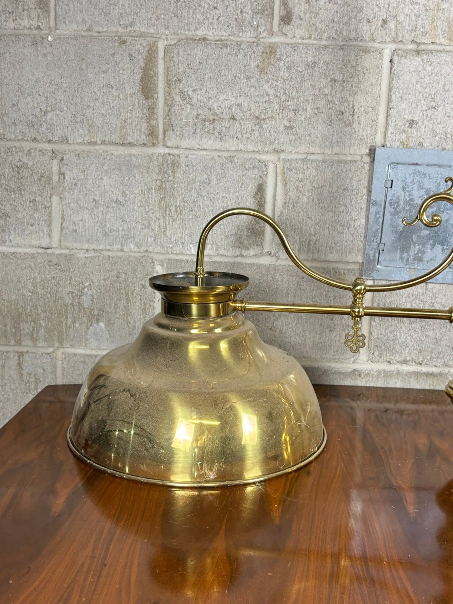 Elegant Brass Pendant Lamp (2 lights)
