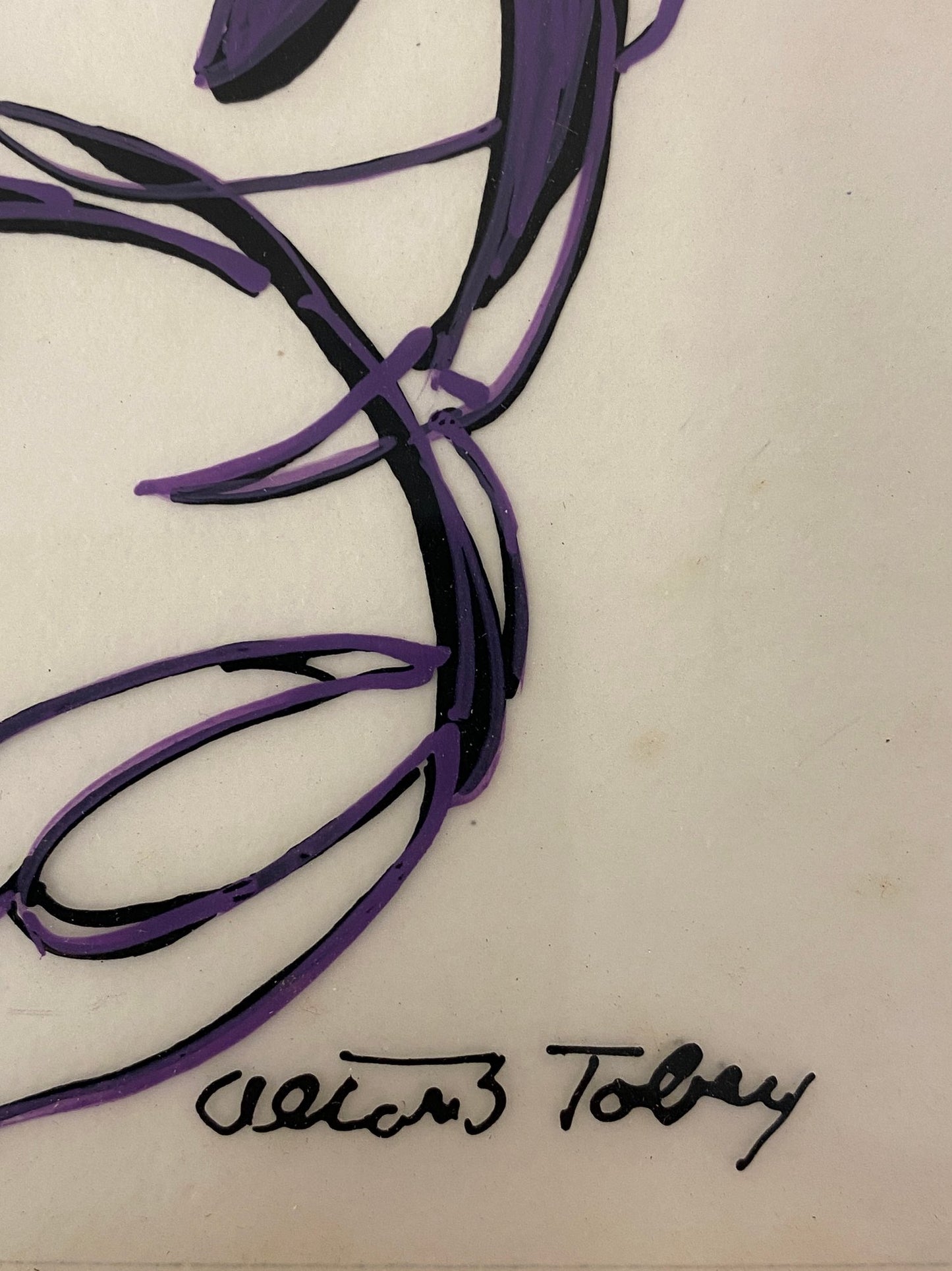 Alton S Tobey - Curvilinear Figural Self Portrait