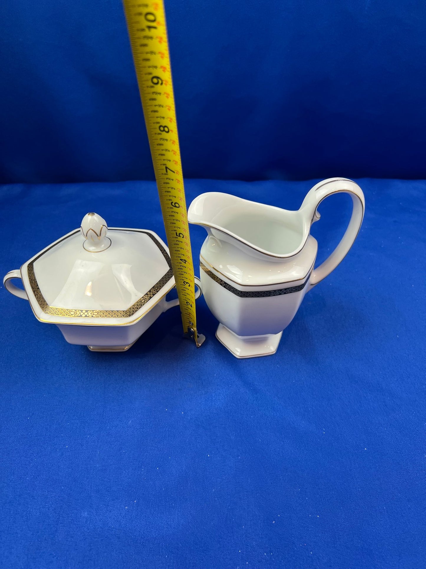 Bavarian Porcelain Sugar & Creamer