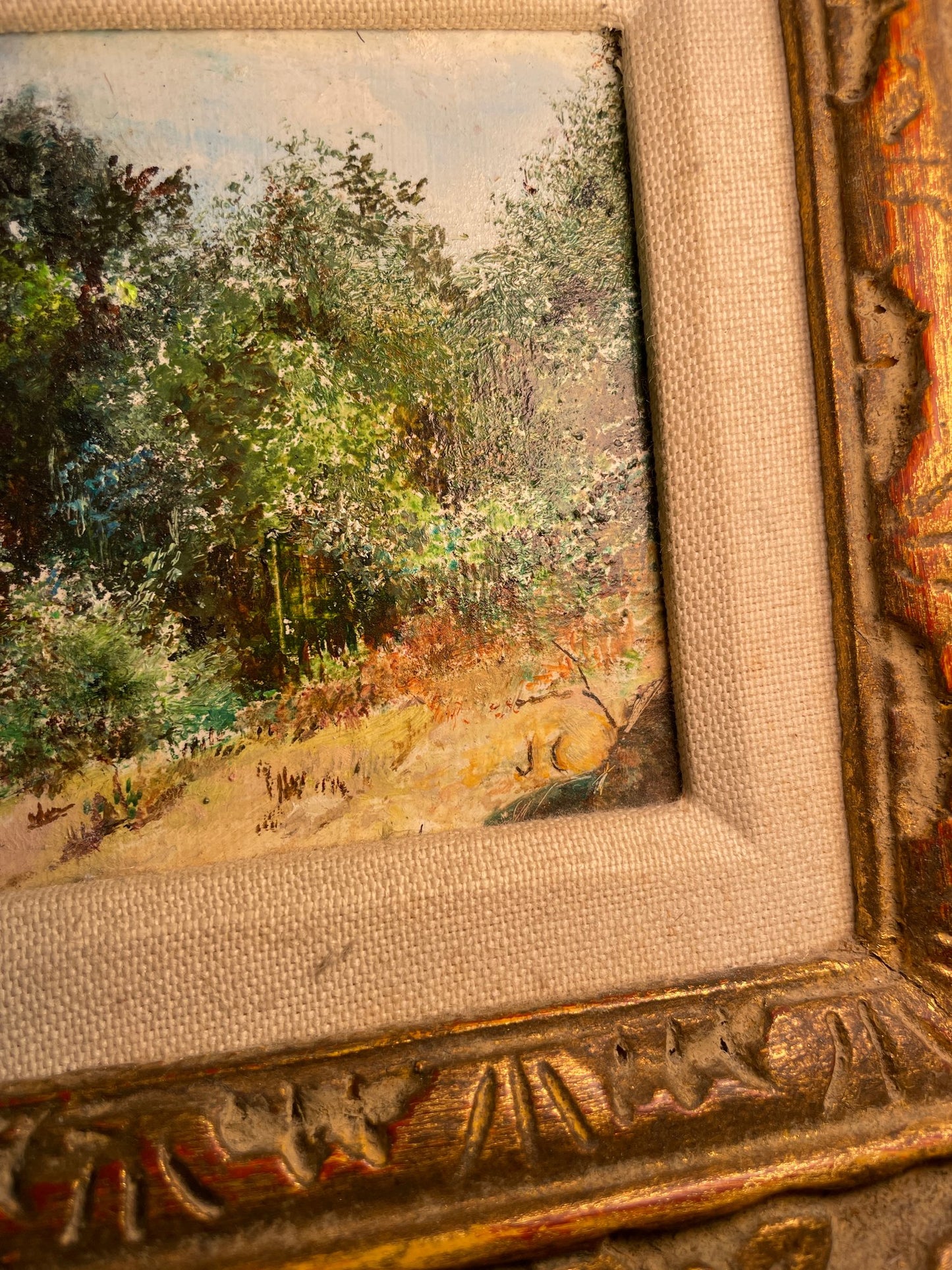 Jane Chenoweth, Landscape, Oil on board, Signed