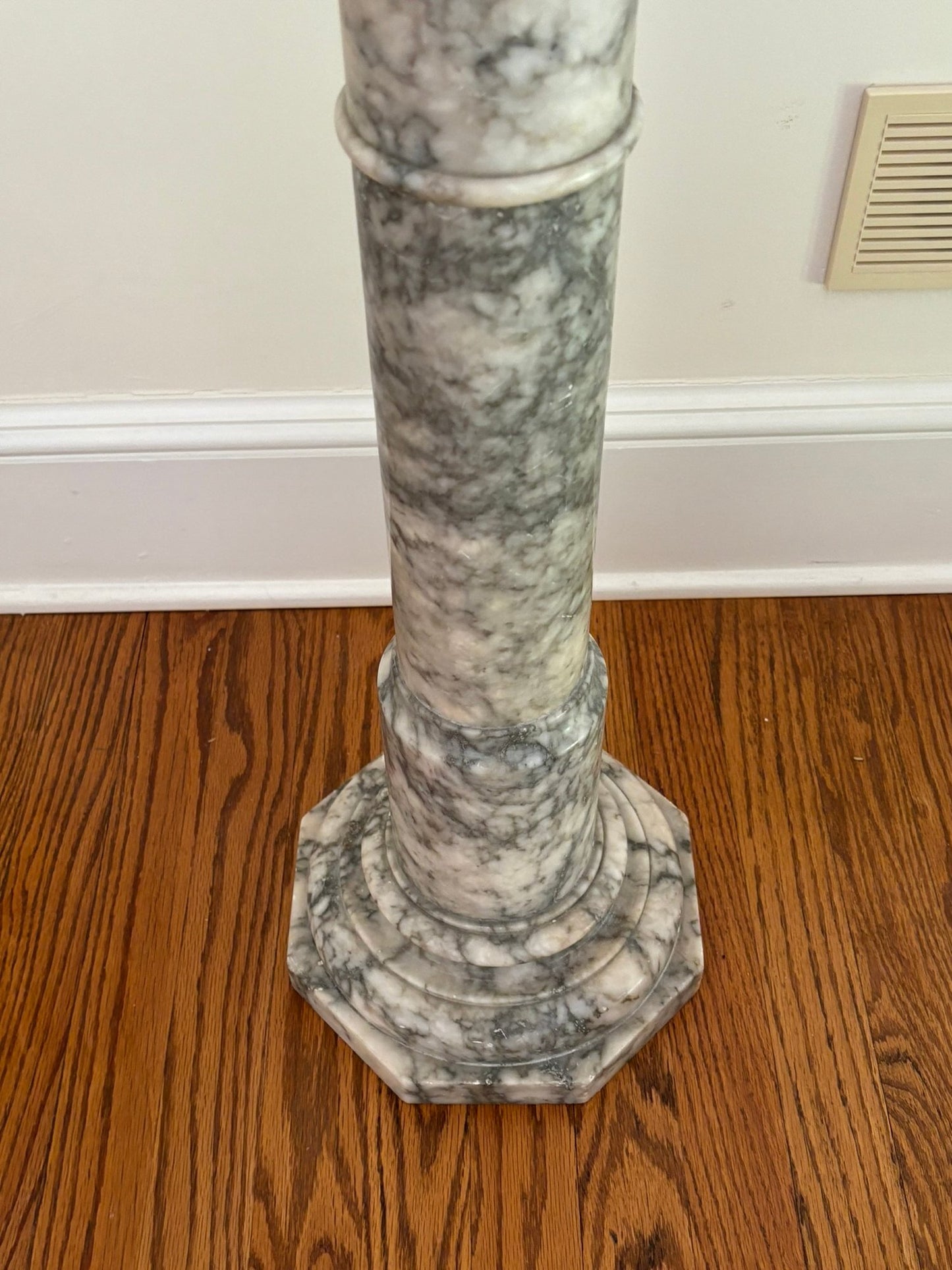 Large Vintage Marble Column Pedestal