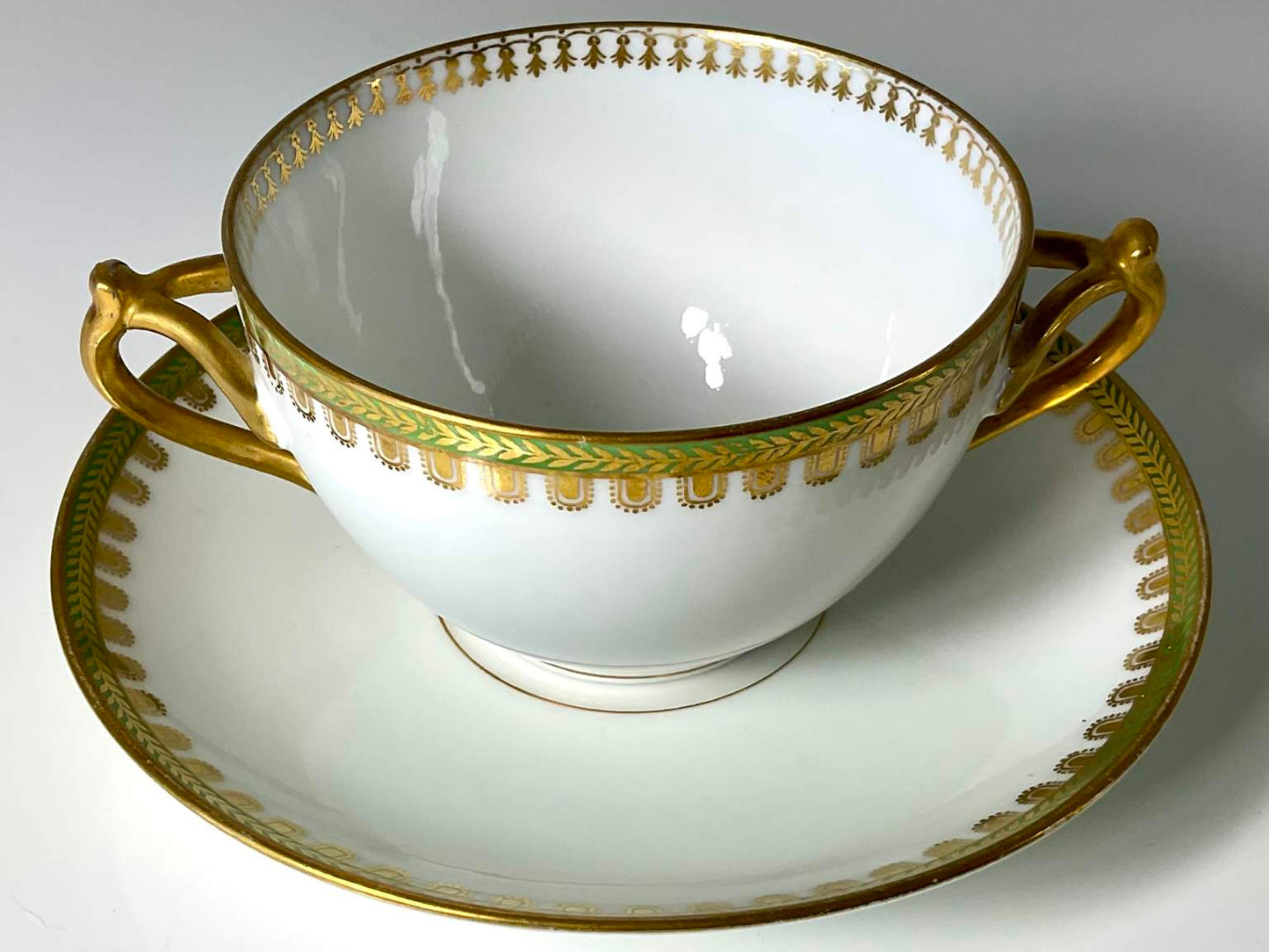 Vintage D & C France L Bernardaud & Cie Limoges Cups and Saucers - 11 Pieces