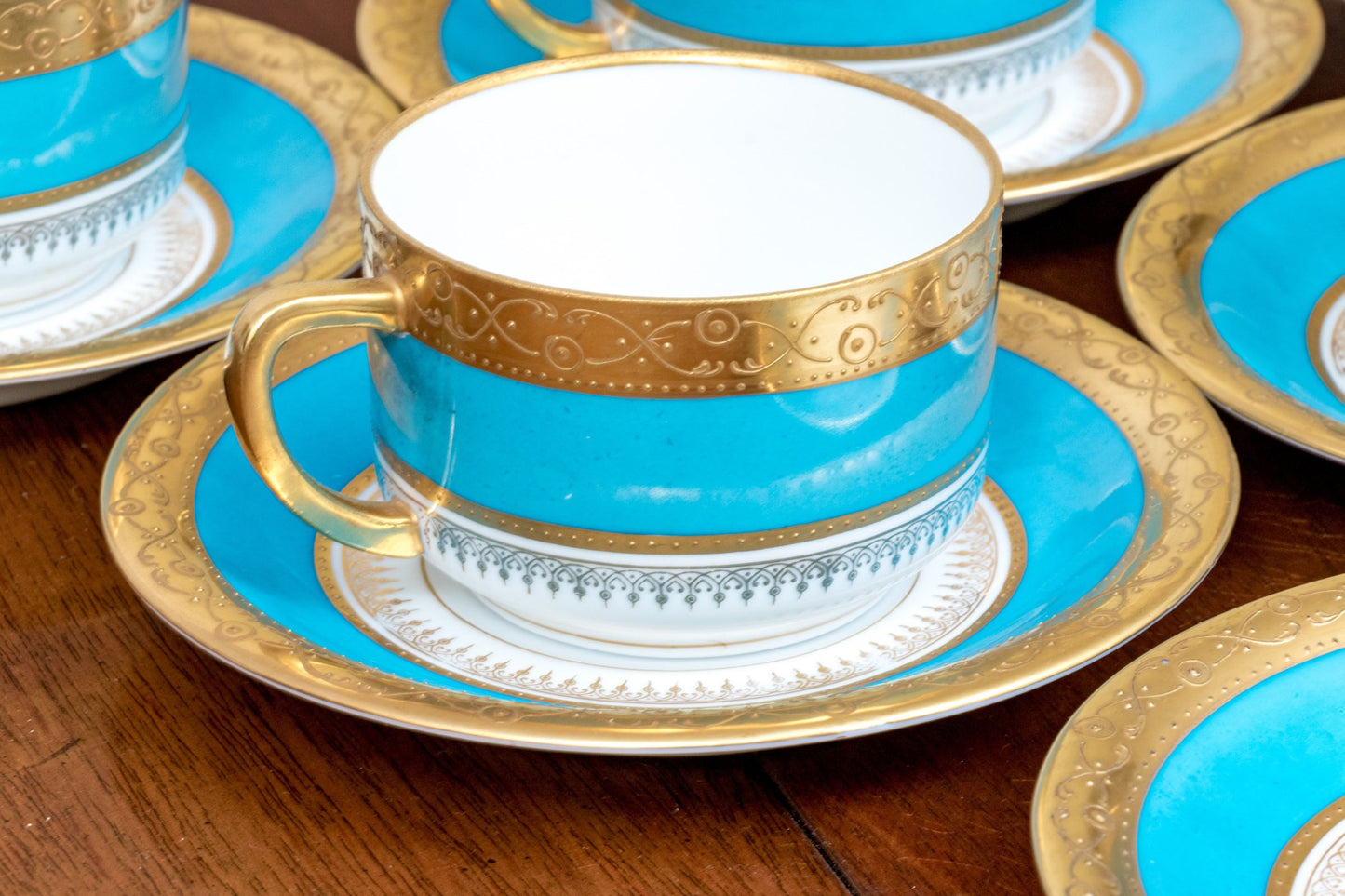 Czechoslovakian Royal Depiag Cups And Saucer