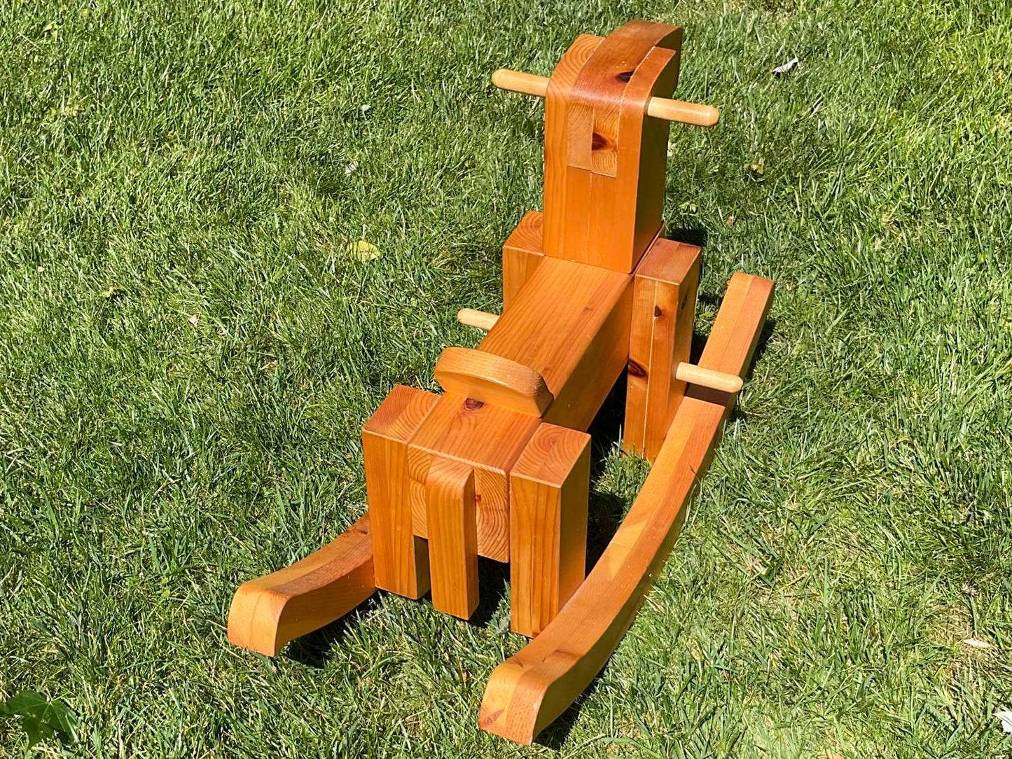 Hand Made Child’s Wooden Rocking Horse