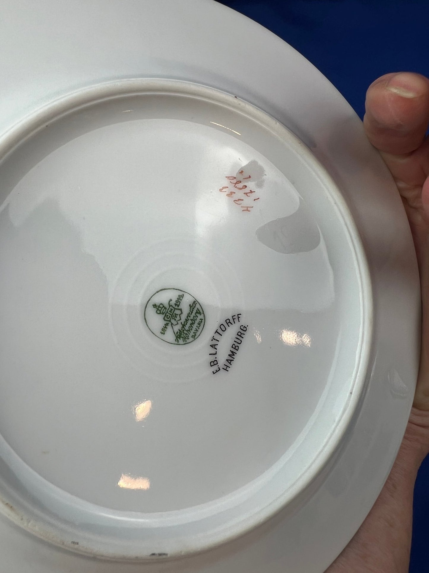 Bavarian Porcelain 7.5" Plates