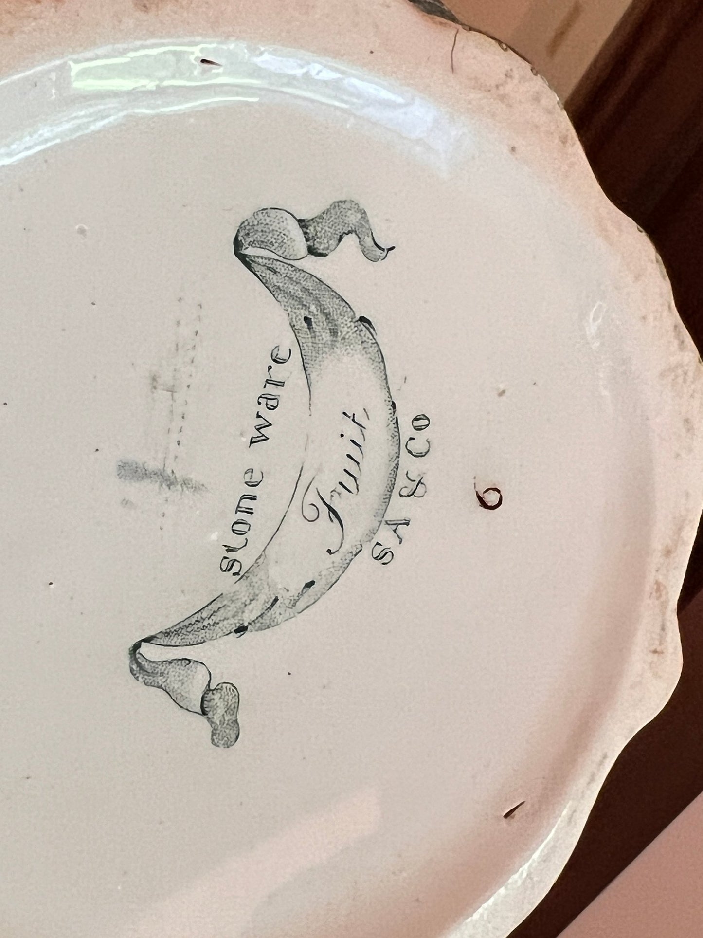 Antique Transfer Ware Pitcher & Bowl Set