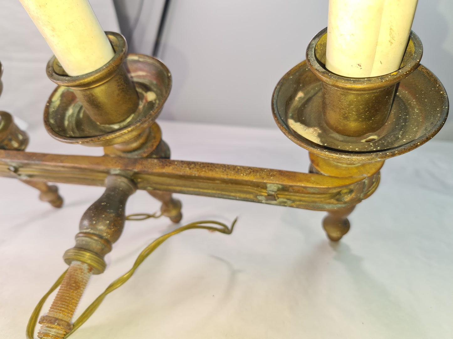 Really Very Antique Spanish 3 Light Wall Sconce