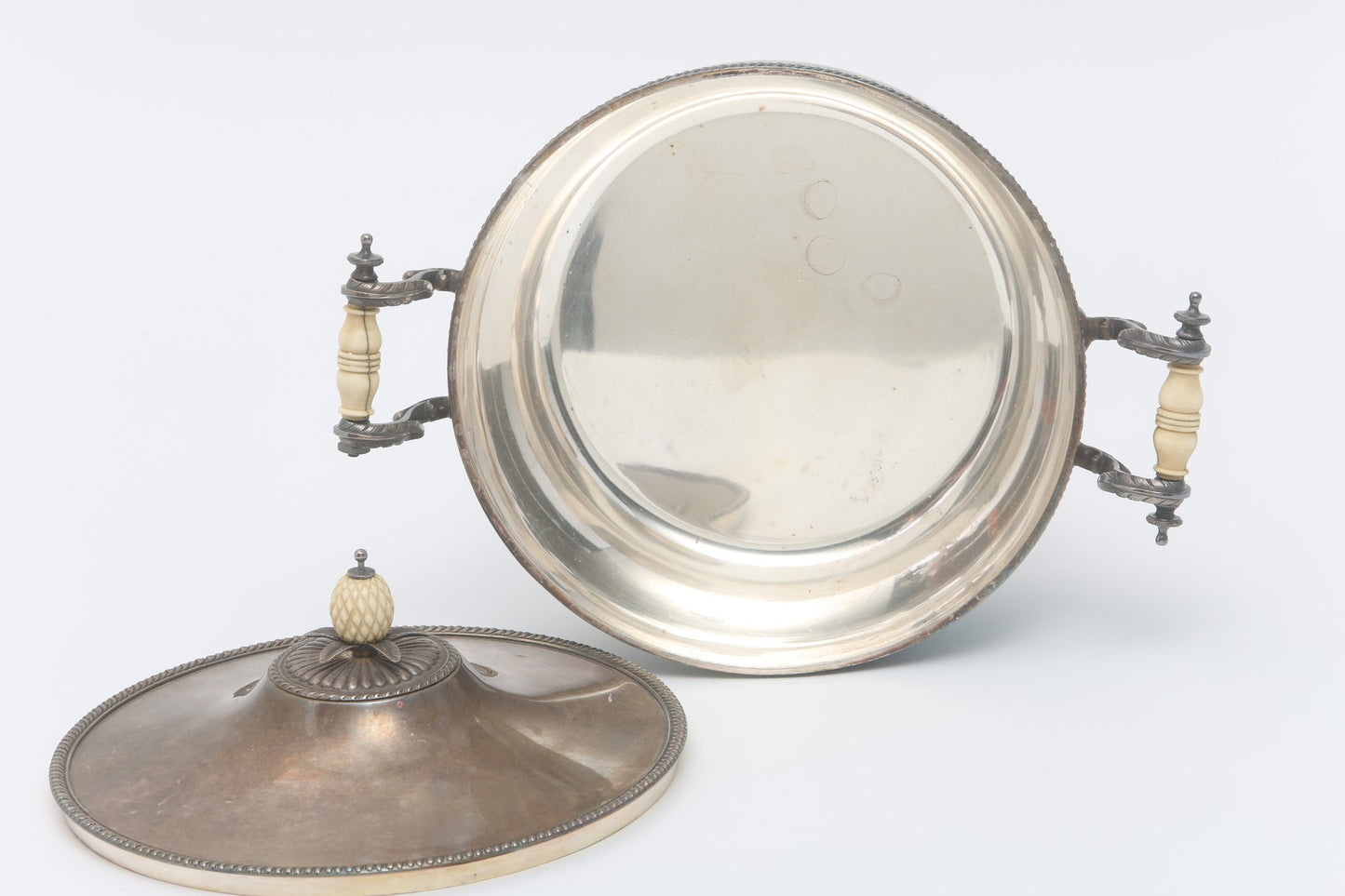Art Deco Silver Plated Covered Dish