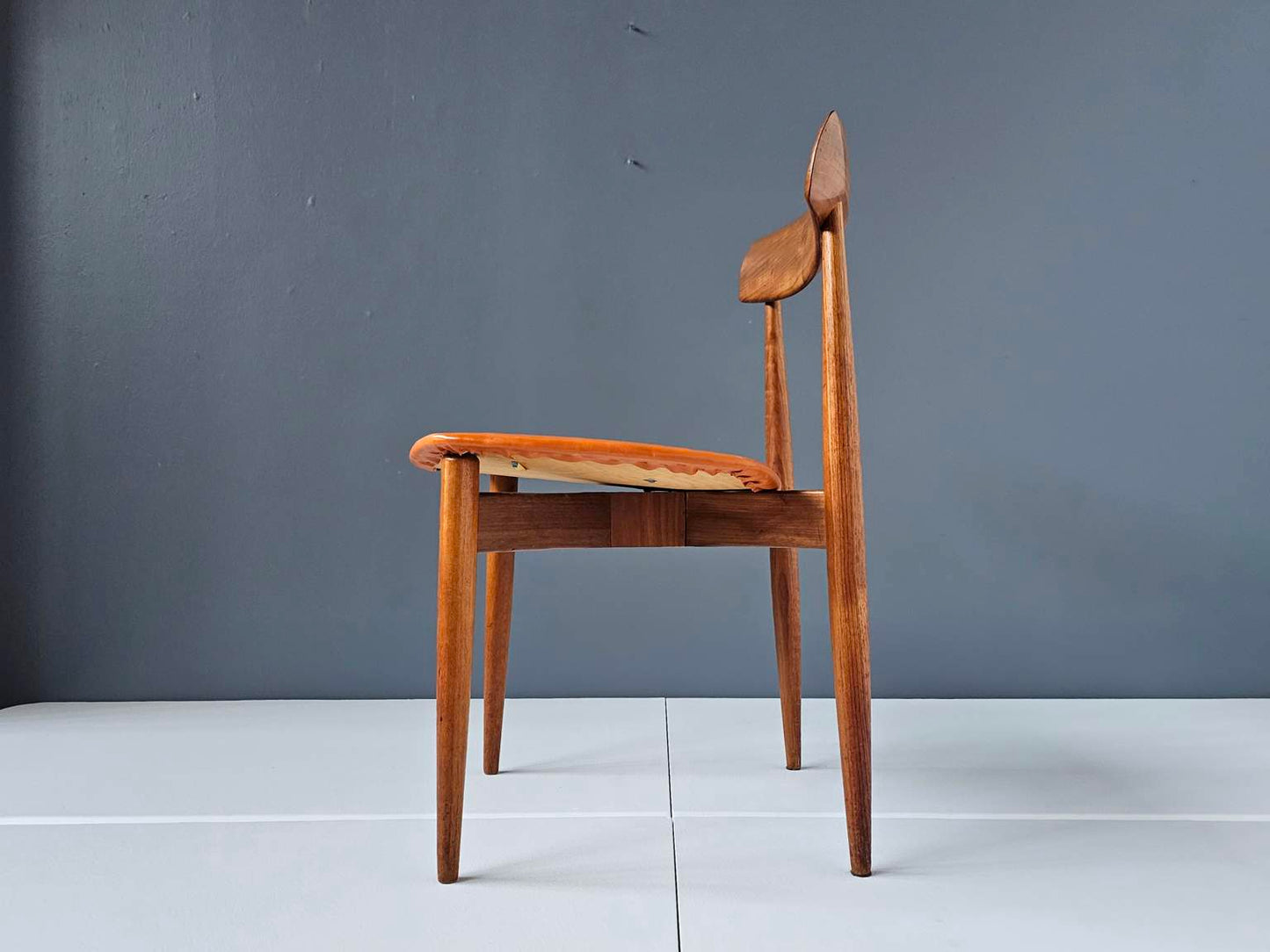 H W Klein for Bramin Denmark Solid Teak Side Chair