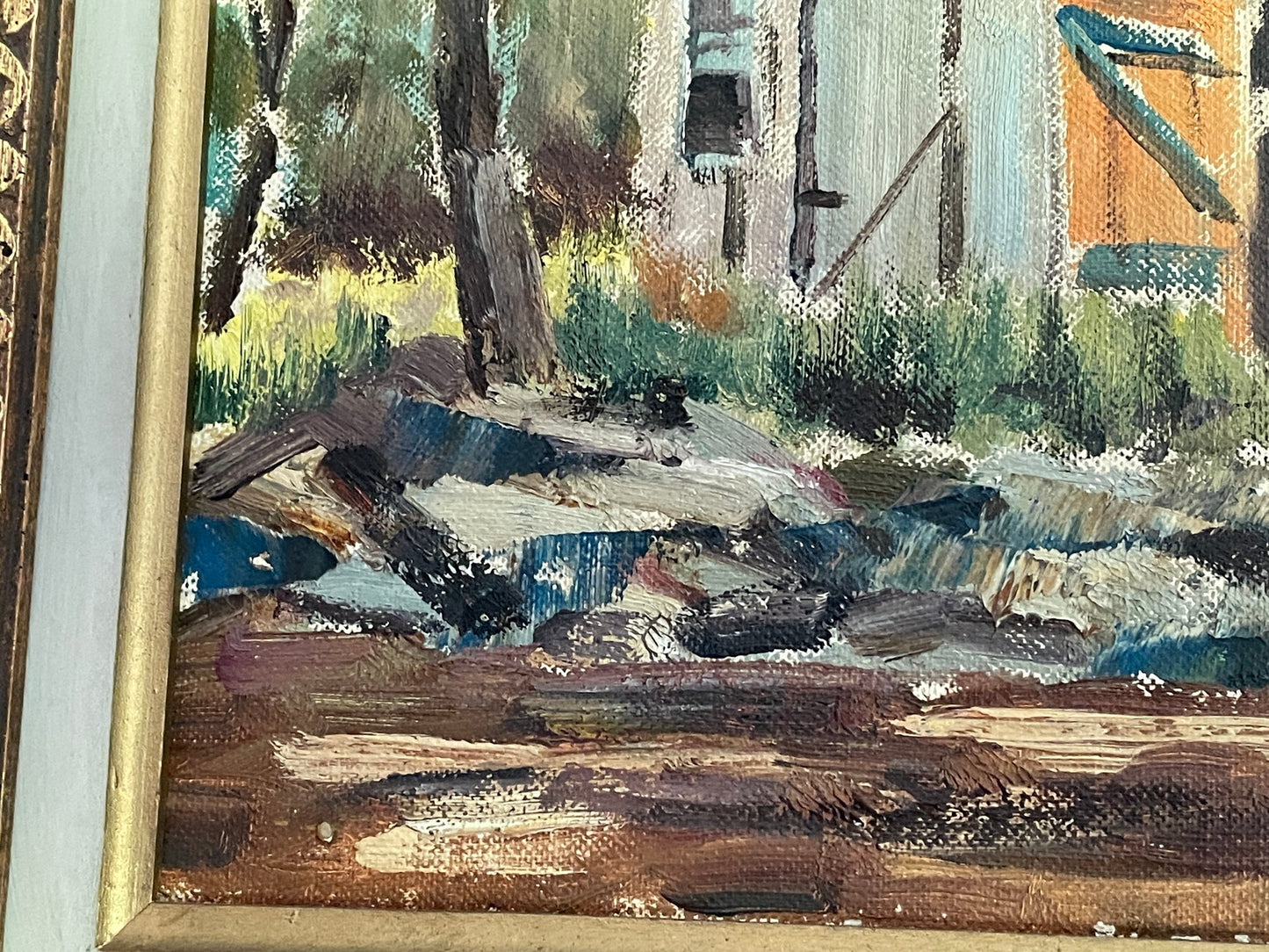 EDWIN KANE, American 29th C, Signed, oil on board