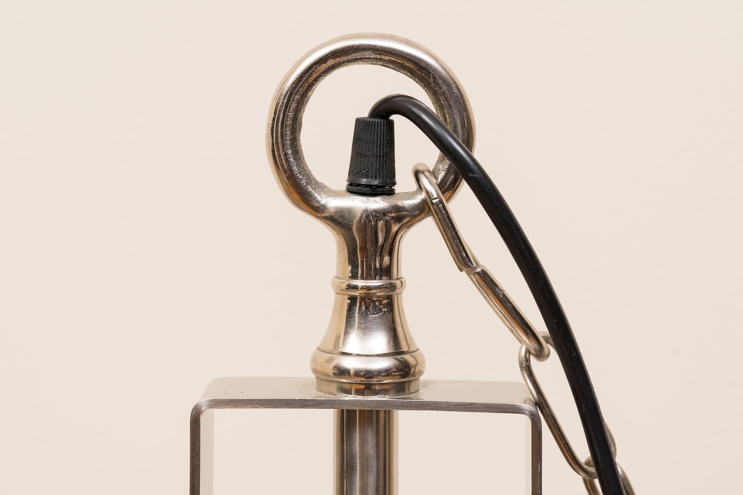 Polished Nickel Pendant Light Fixture