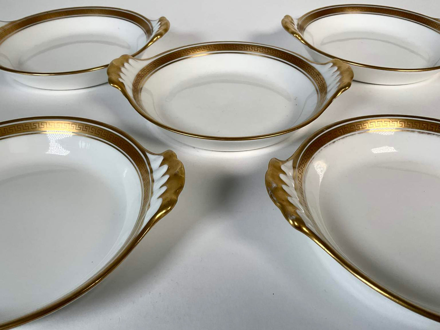 Vintage L. Bernardaud Limoges Gilded Dishes - Set of 6