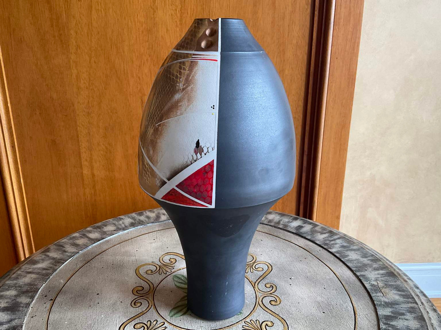 Vintage Doug Irish-Hosler Porcelain Vase, c. 1985