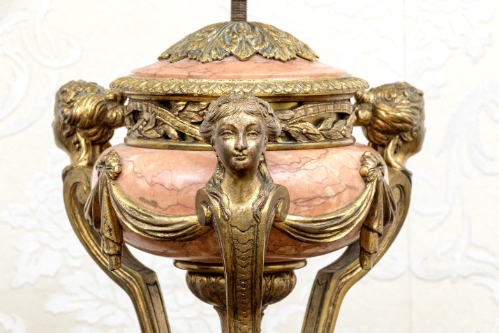 Pink Marble Athénienne, Louis XVI Style, 19th Century