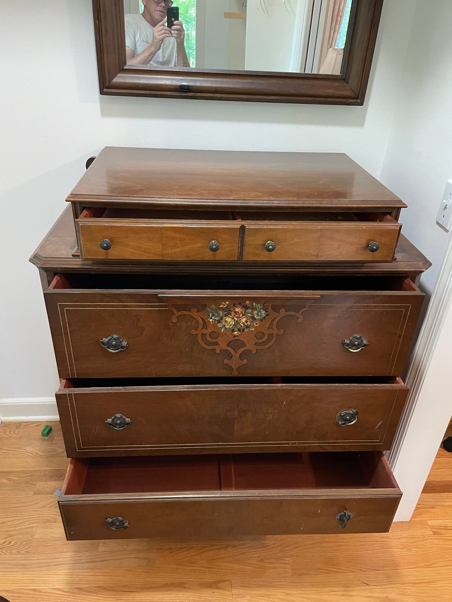 Antique Gentleman's Dresser -White Furniture Co..