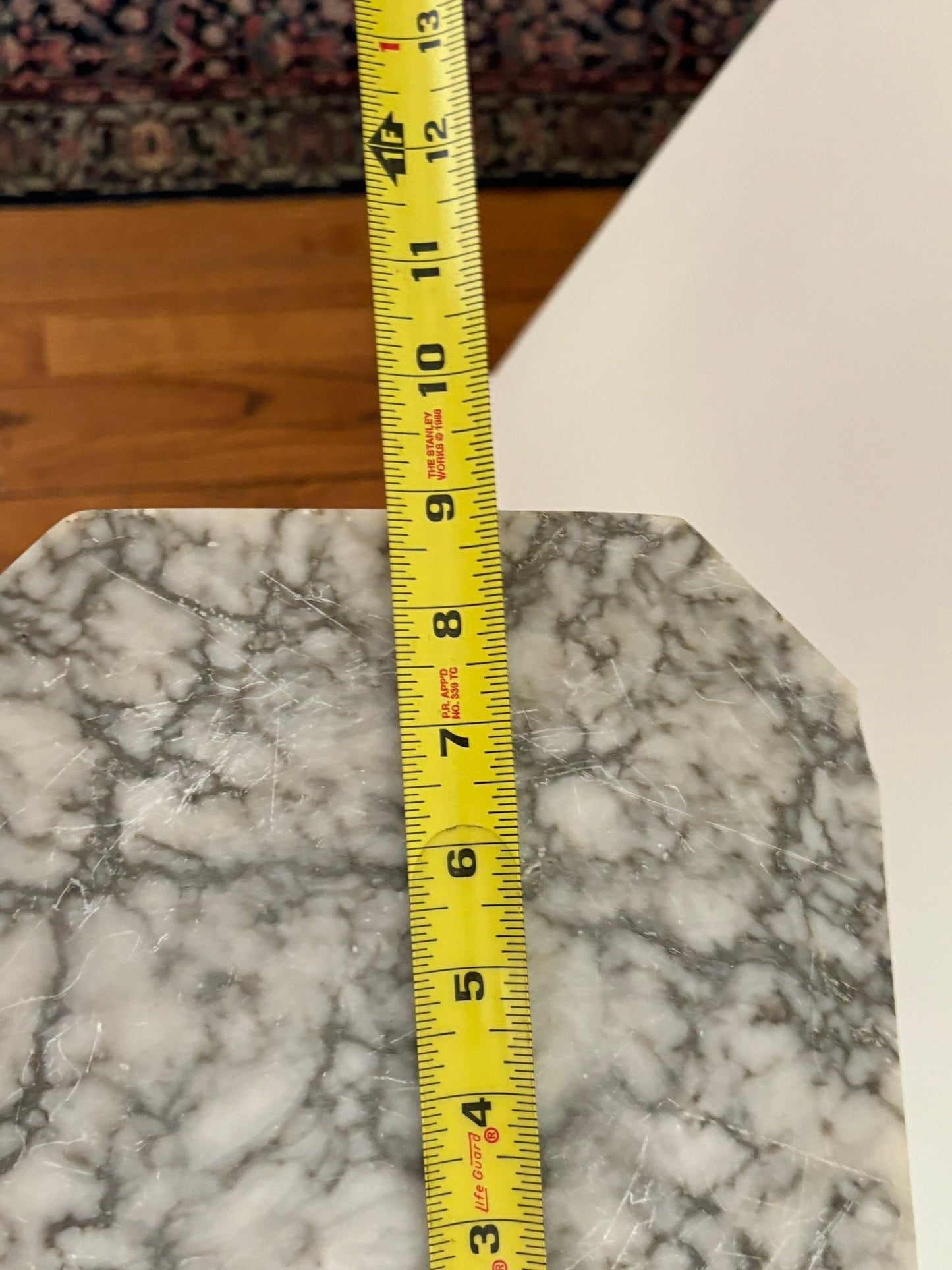 Large Vintage Marble Column Pedestal