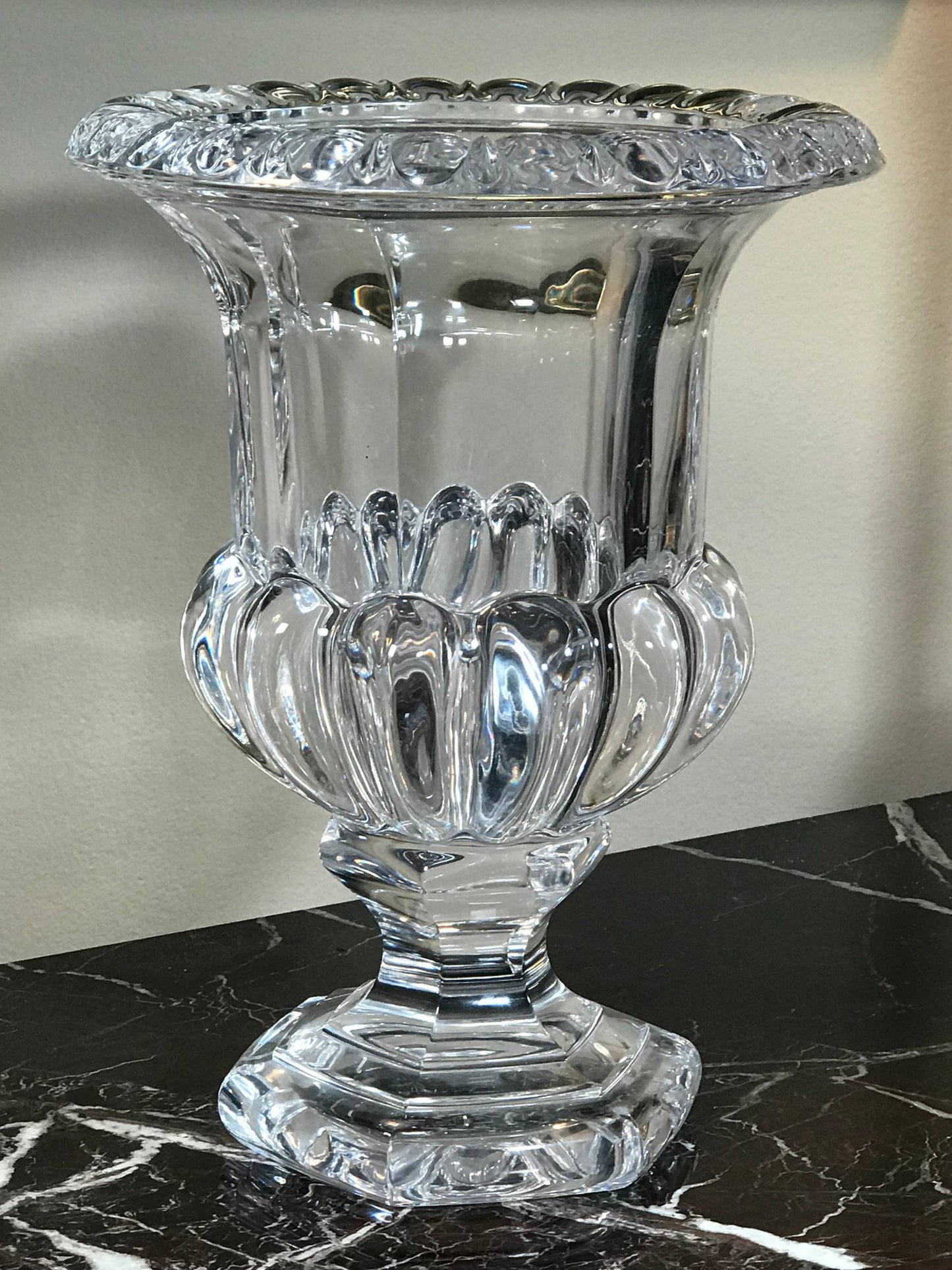 Incredible Antique French Crystal Urn
