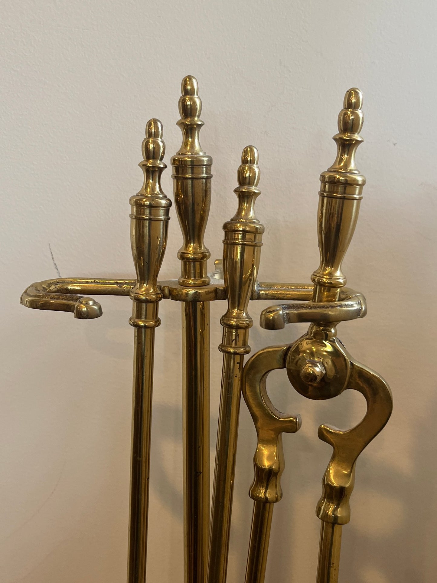Brass Fireplace Set