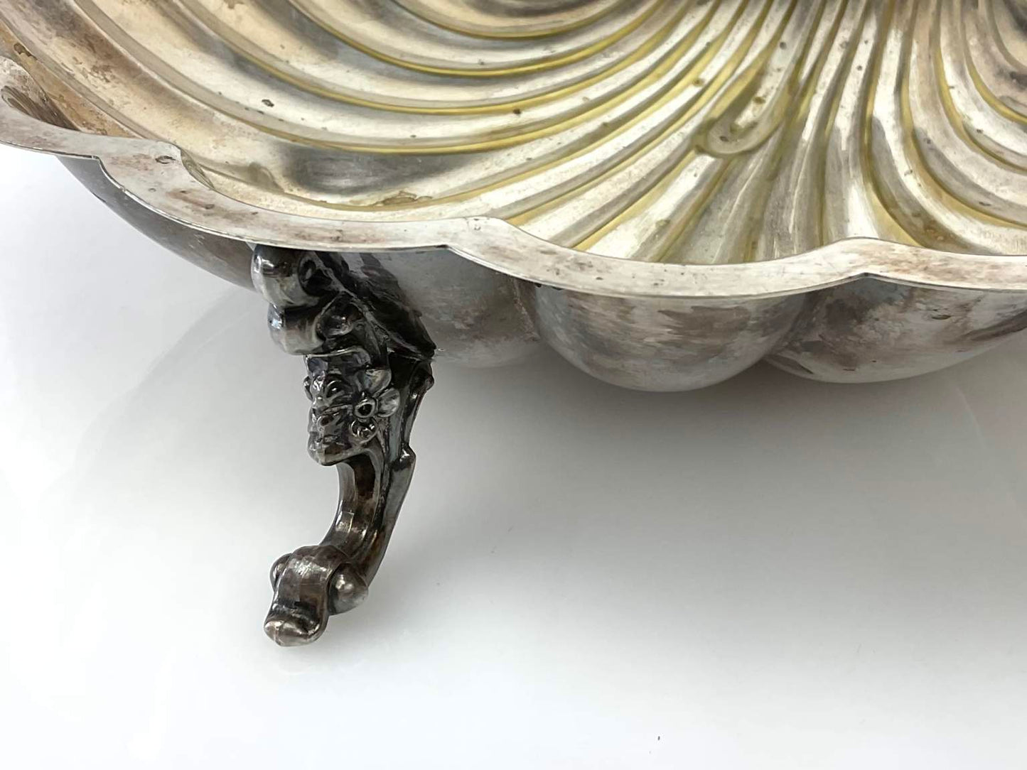 Vintage Clam Shaped Silver Plated Serving Dishes