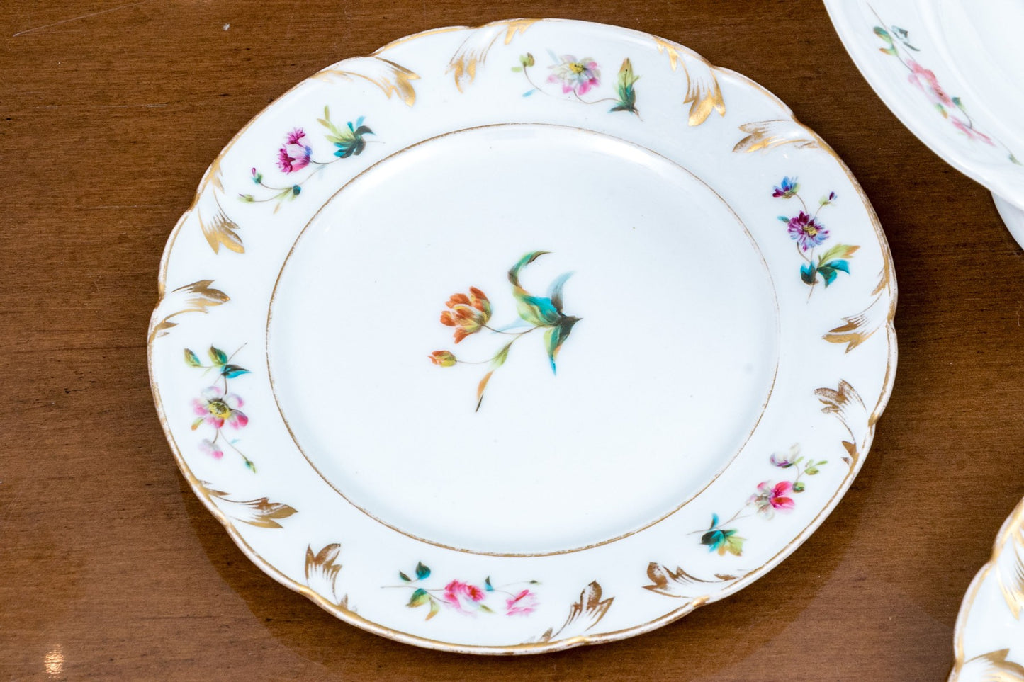 Collection Of Six Pieces Of Antique Paris Porcelain, Late 19th C.