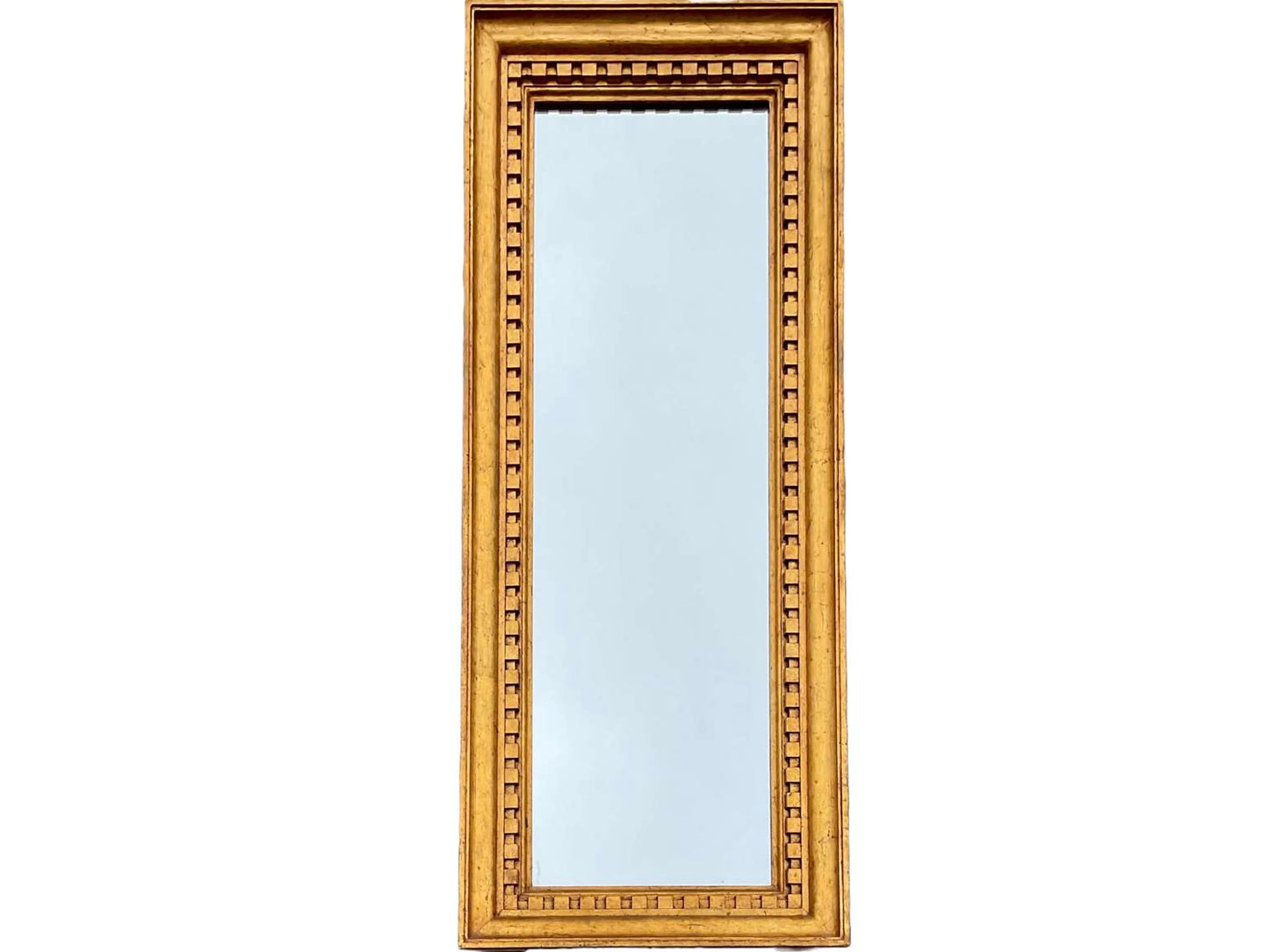 Vertical Standing Gold Wall Mirror