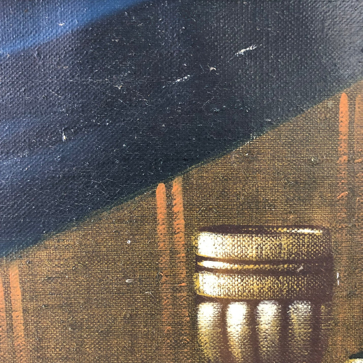 Still Life Oil On Canvas Painting, Signed Kalman (Hungarian)
