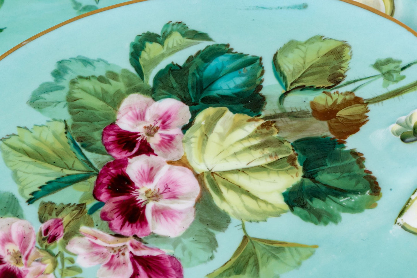 Decorative Heart Shaped Plates, Set of Nine