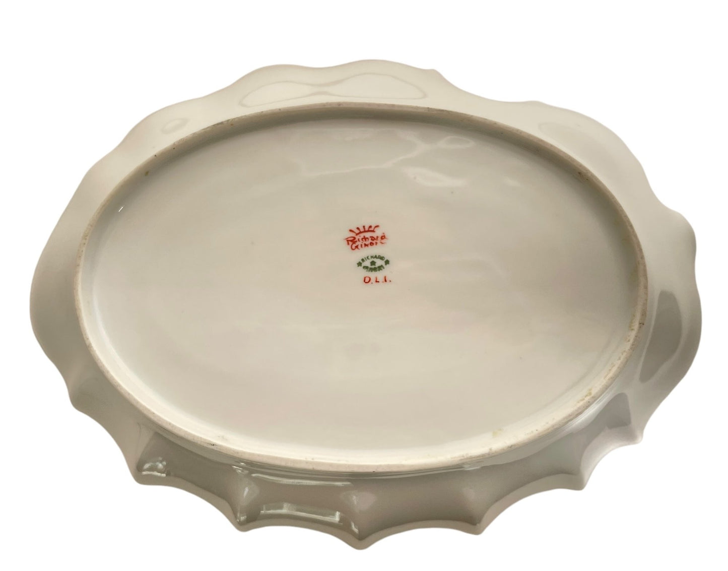 Vintage Richard Genori "Riviera" Porcelain Oval Bowl
