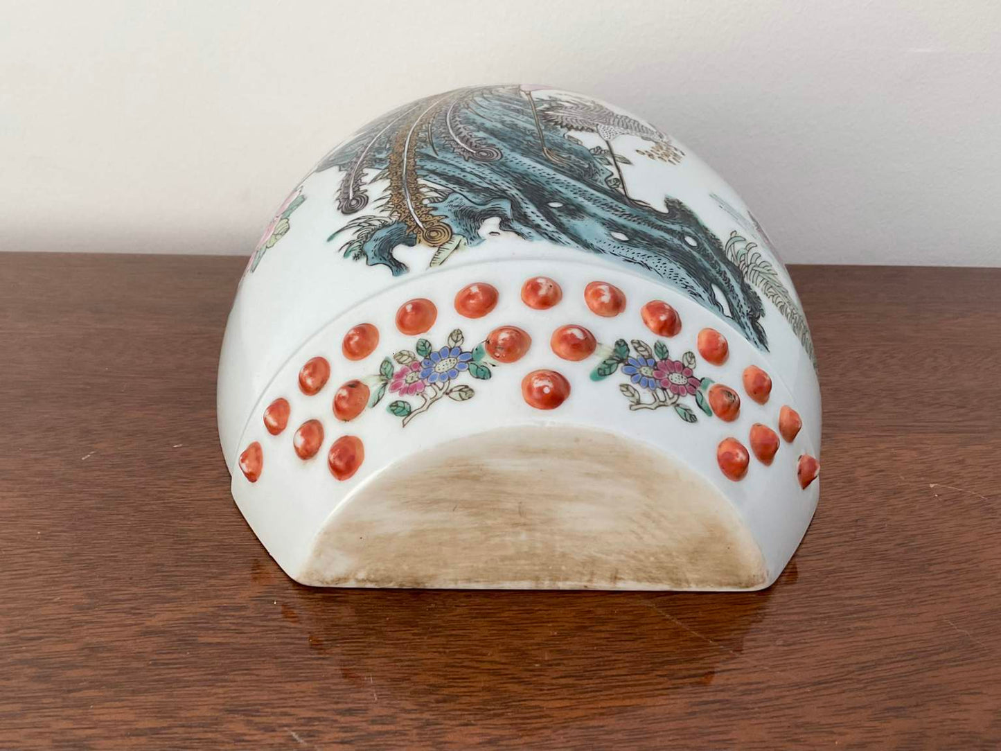 Vintage Chinese Porcelain Wall Planter