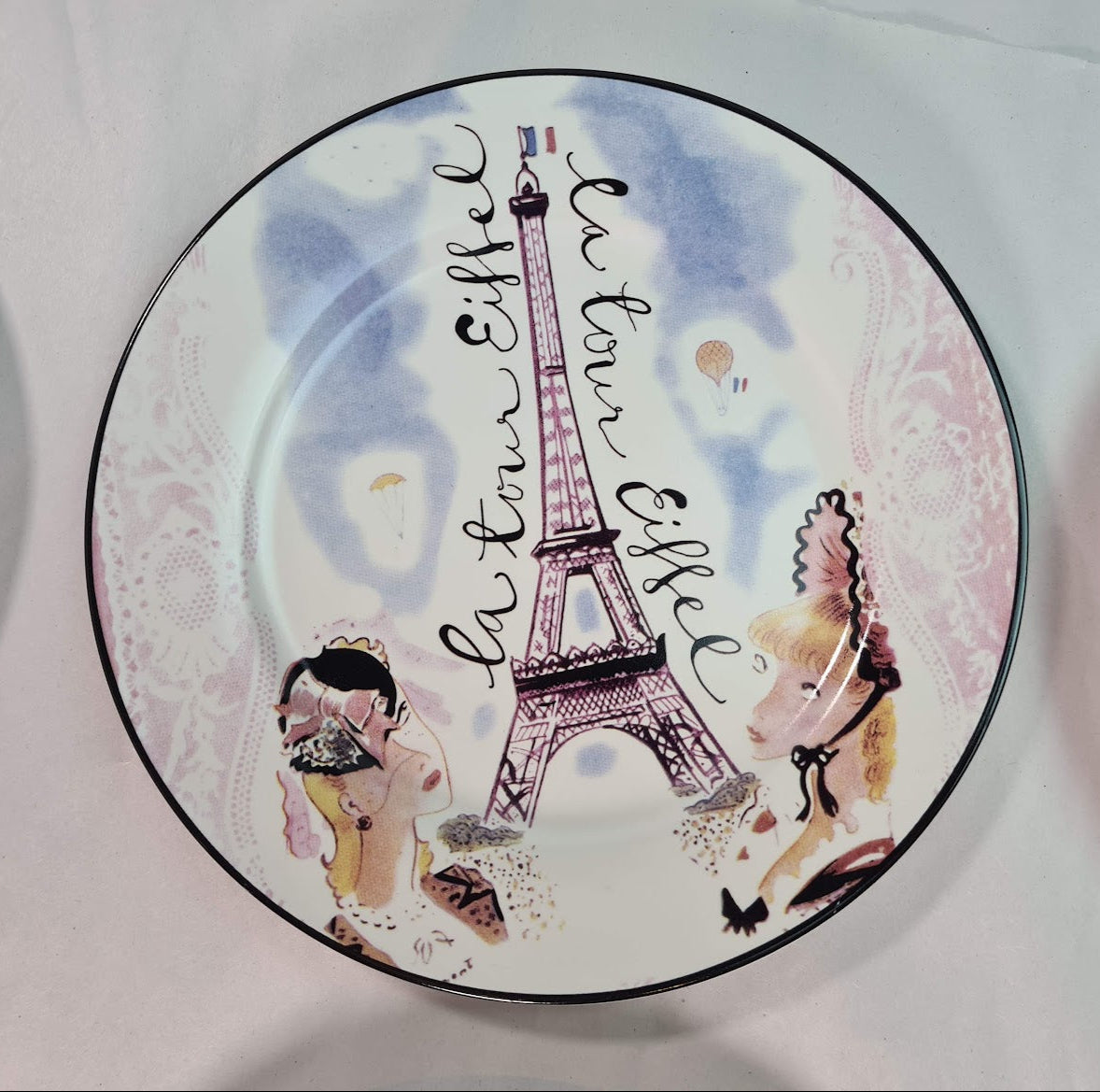 Rosanna 8" Paris Fashion Dessert Plates