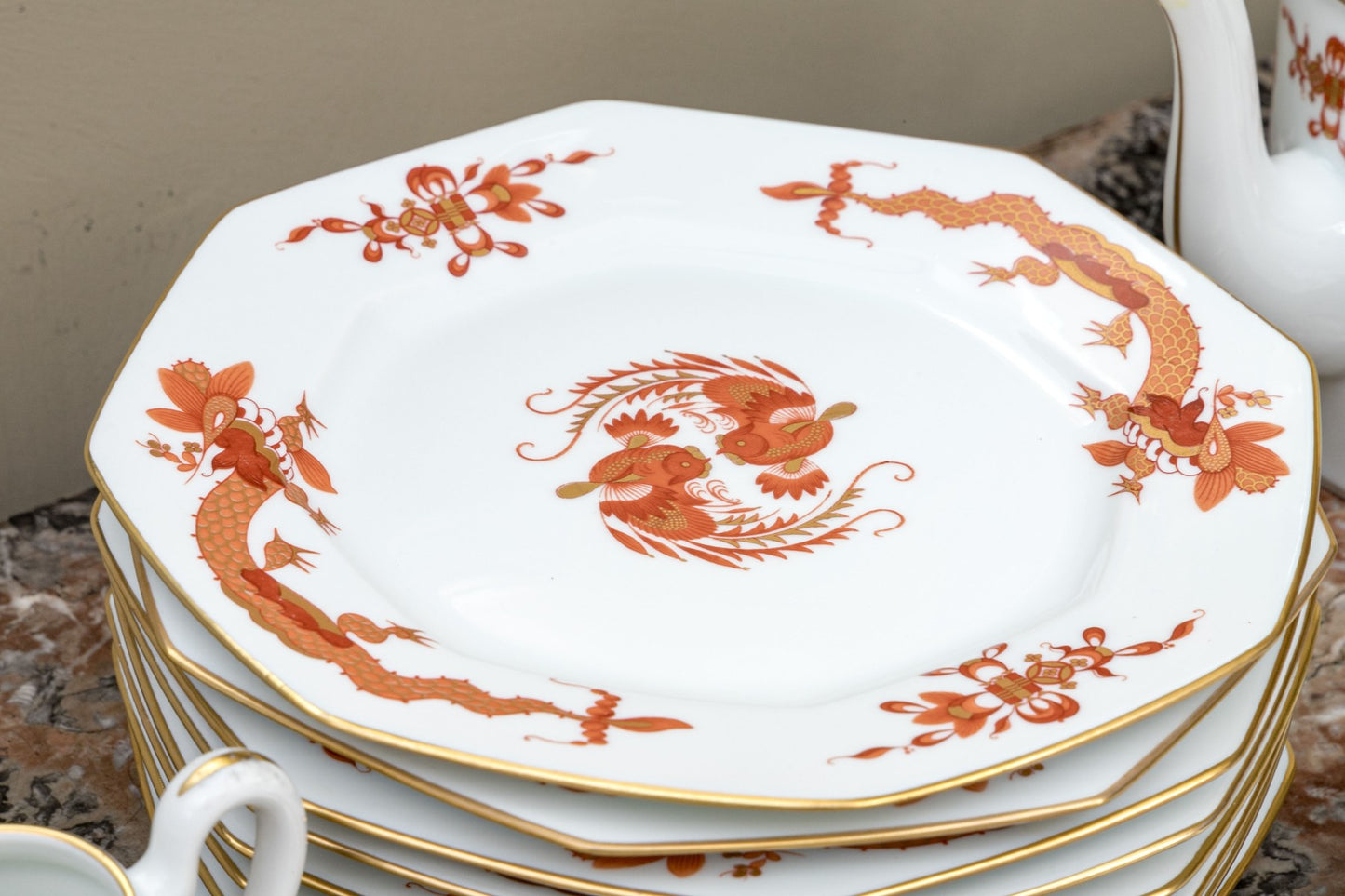 Raynaud French Limoges Porcelain Coffee Service