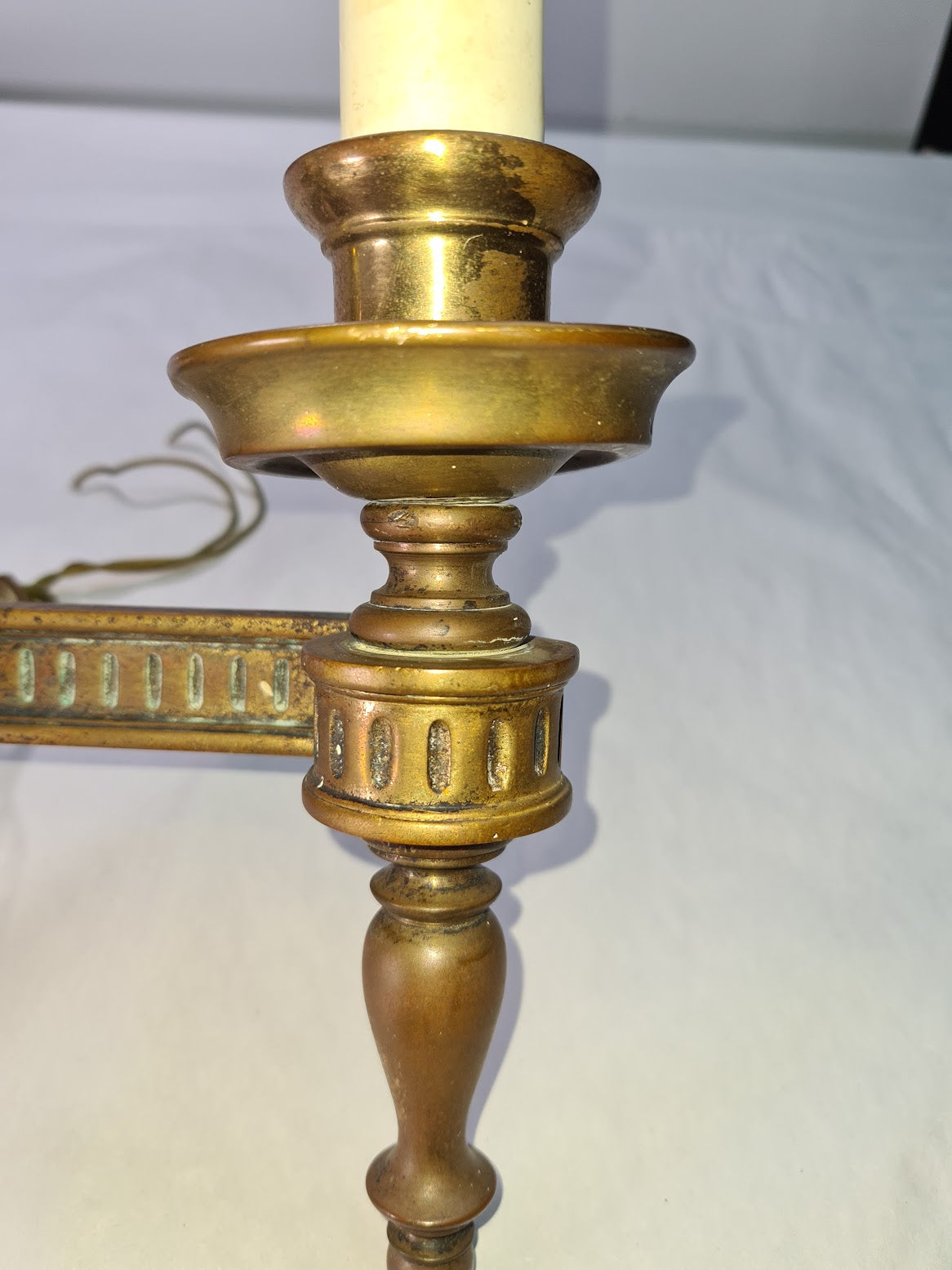 Really Very Antique Spanish 3 Light Wall Sconce