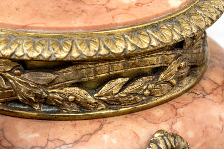 Pink Marble Athénienne, Louis XVI Style, 19th Century