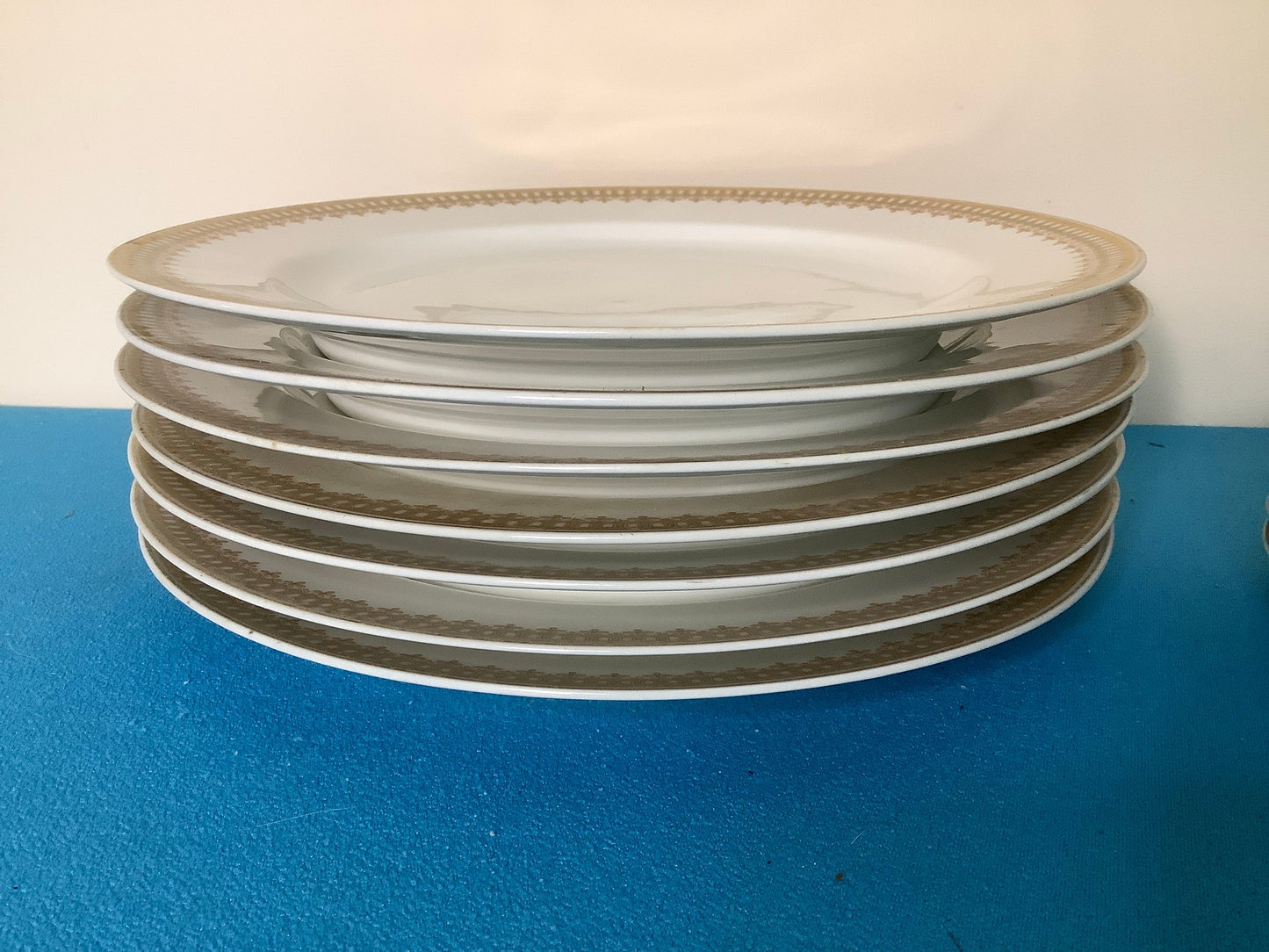LIMOGES HAVILAND FRANCE PLATES, 6" & 10", set of 7 each