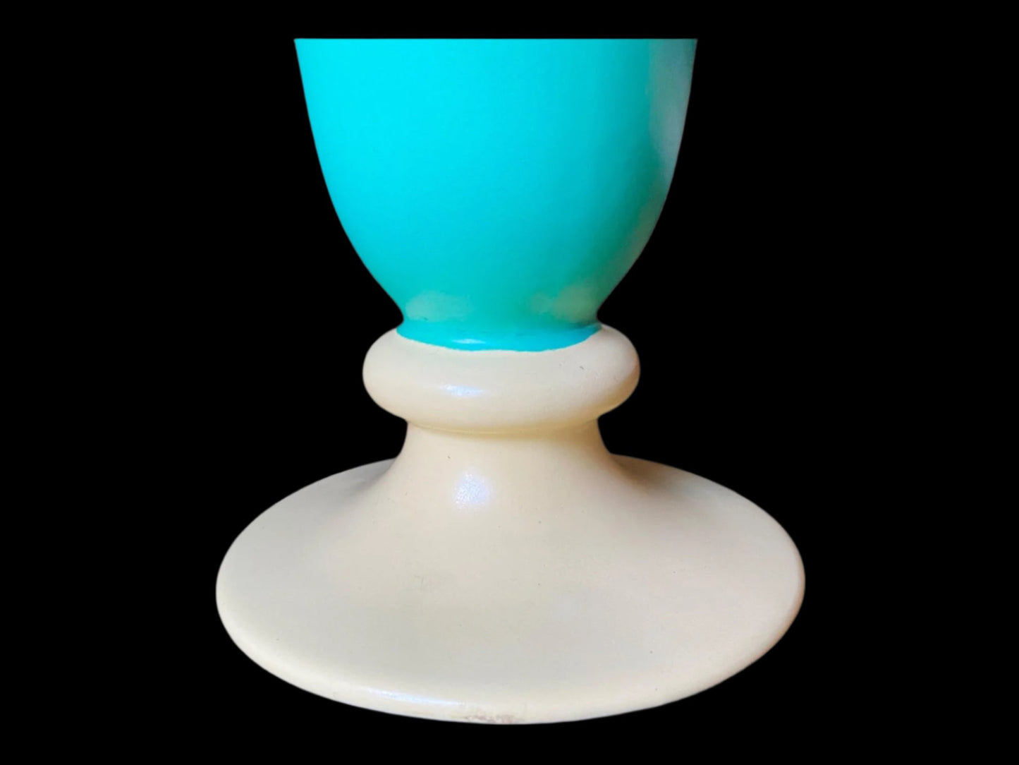 Large Art Deco Ceramic Trumpet Vase