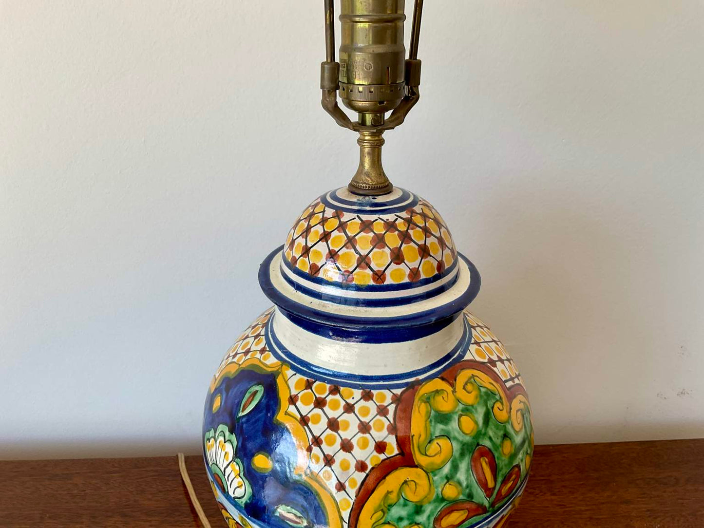 Stunning Tibor Mediano Lidded Jar Lamp