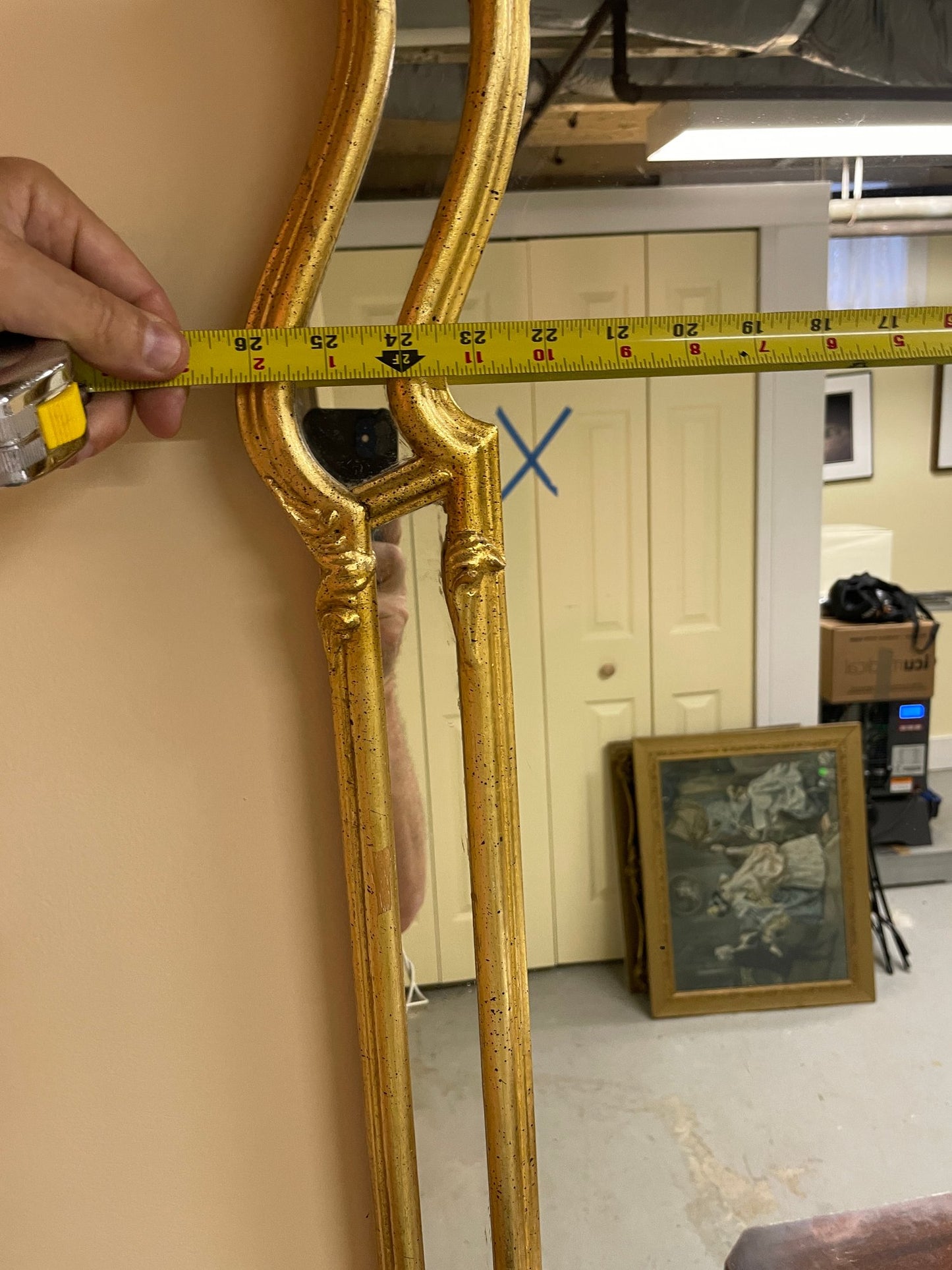 Ornate Mirror In A Gilt Frame