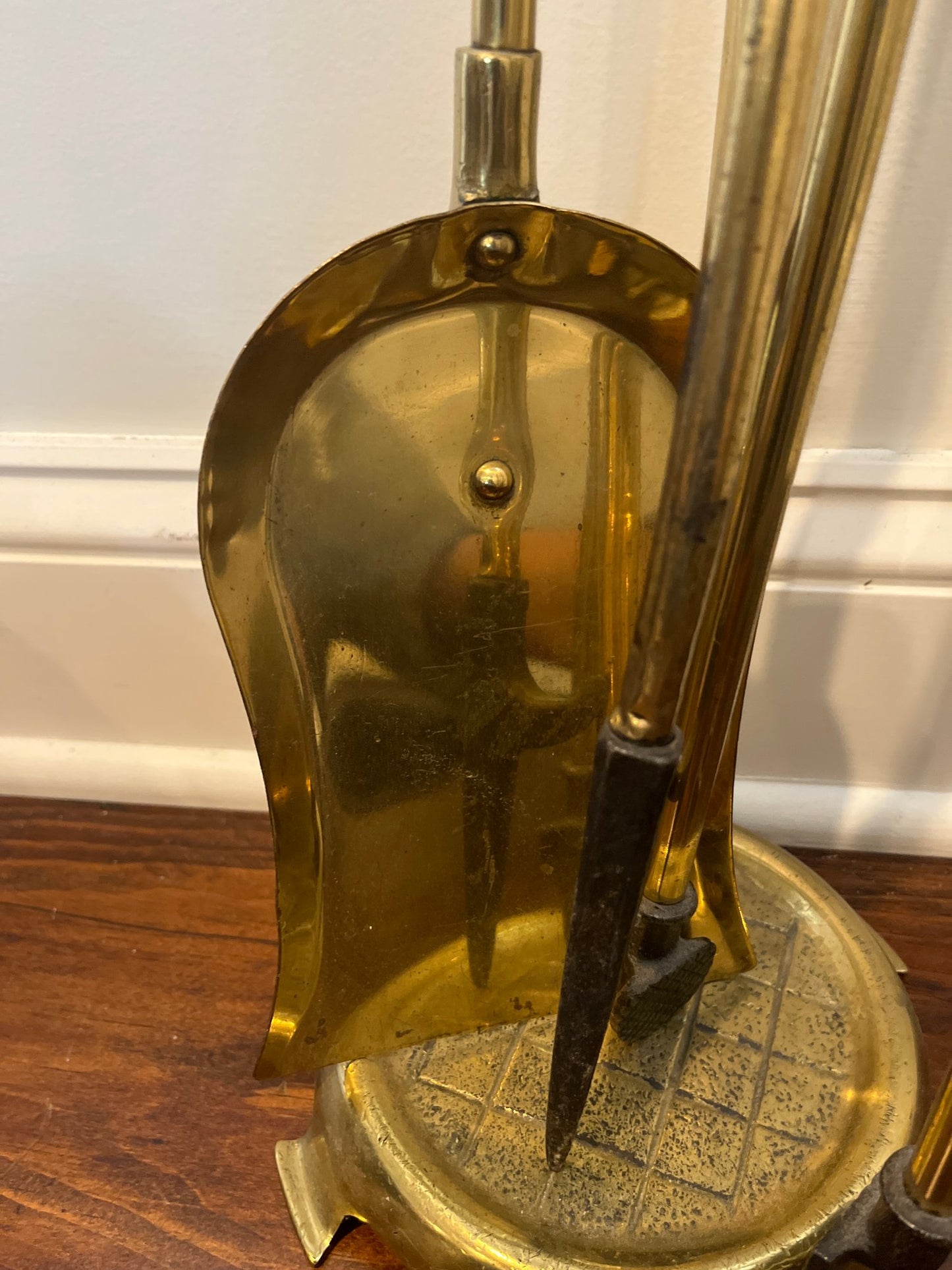 Brass Fireplace Set