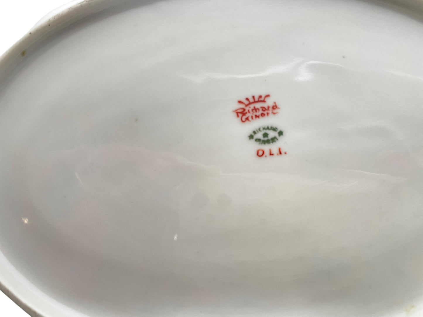 Vintage Richard Genori "Riviera" Porcelain Oval Bowl