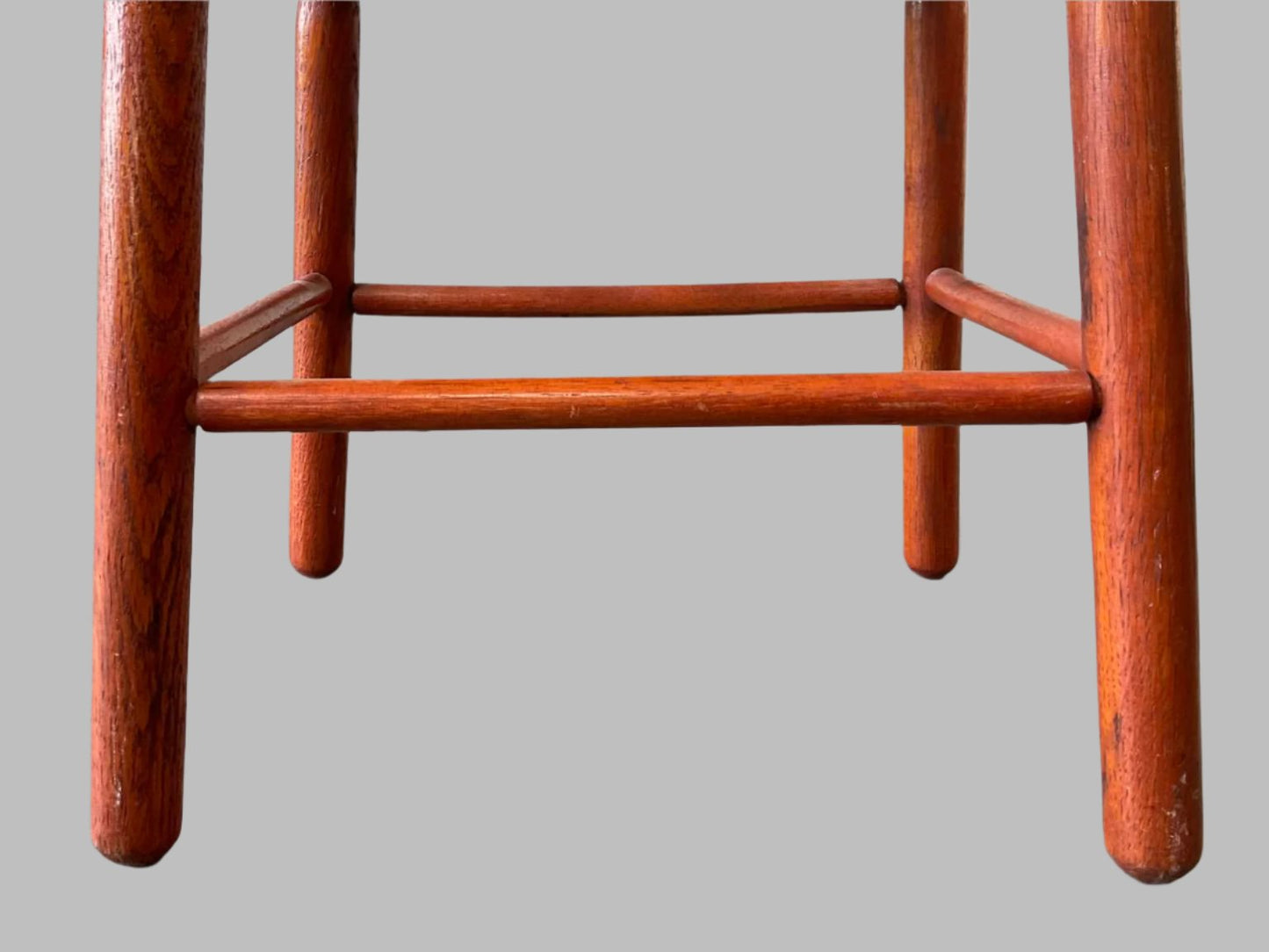Hand Made Vintage Danish Rush Stool