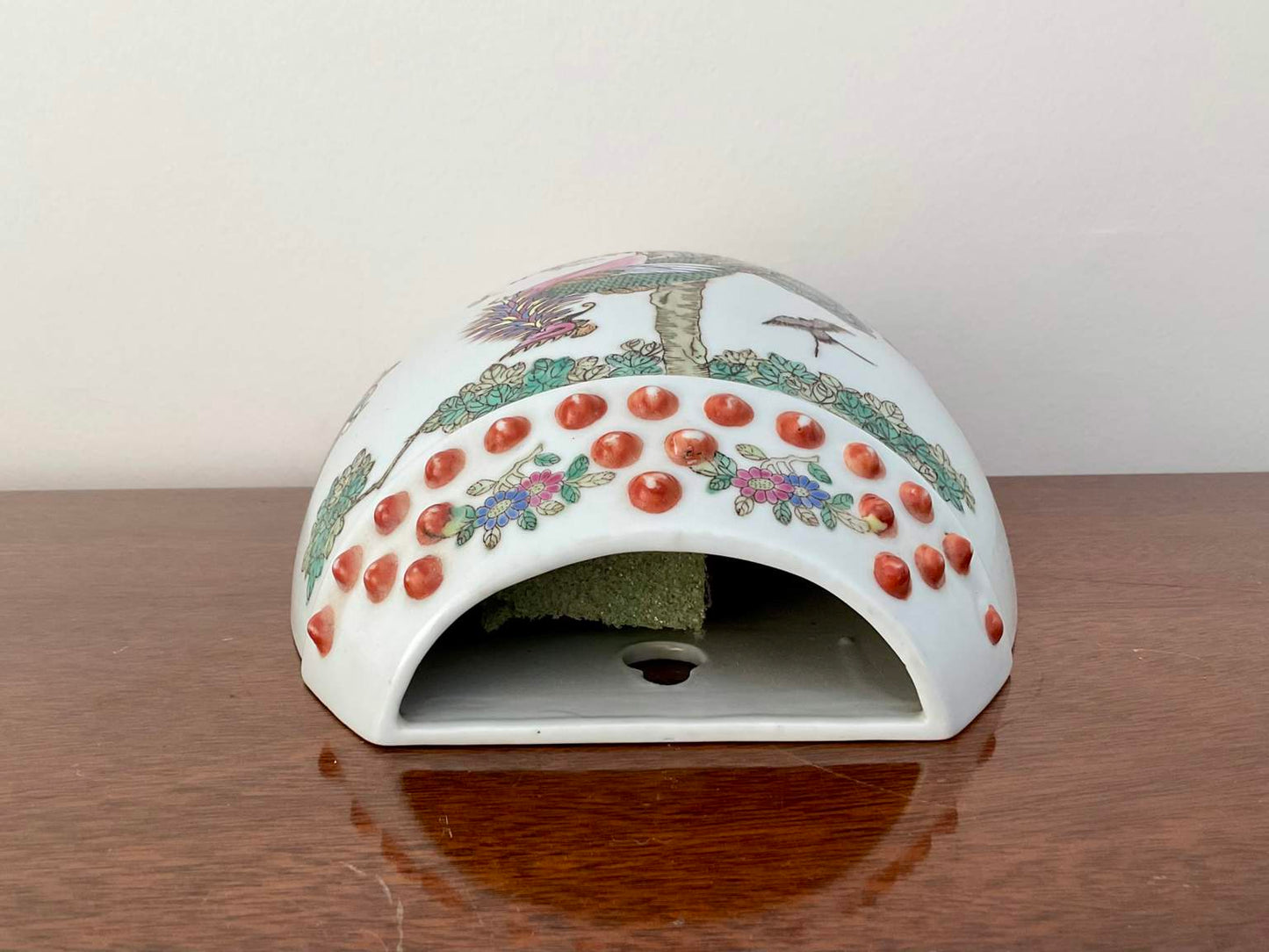Vintage Chinese Porcelain Wall Planter