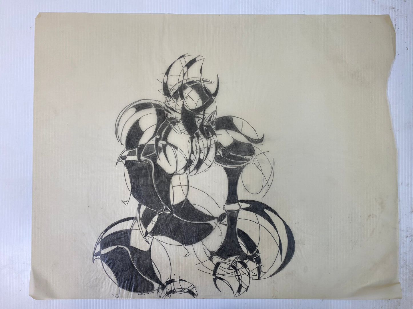 Alton S Tobey - Graphite studies on velum