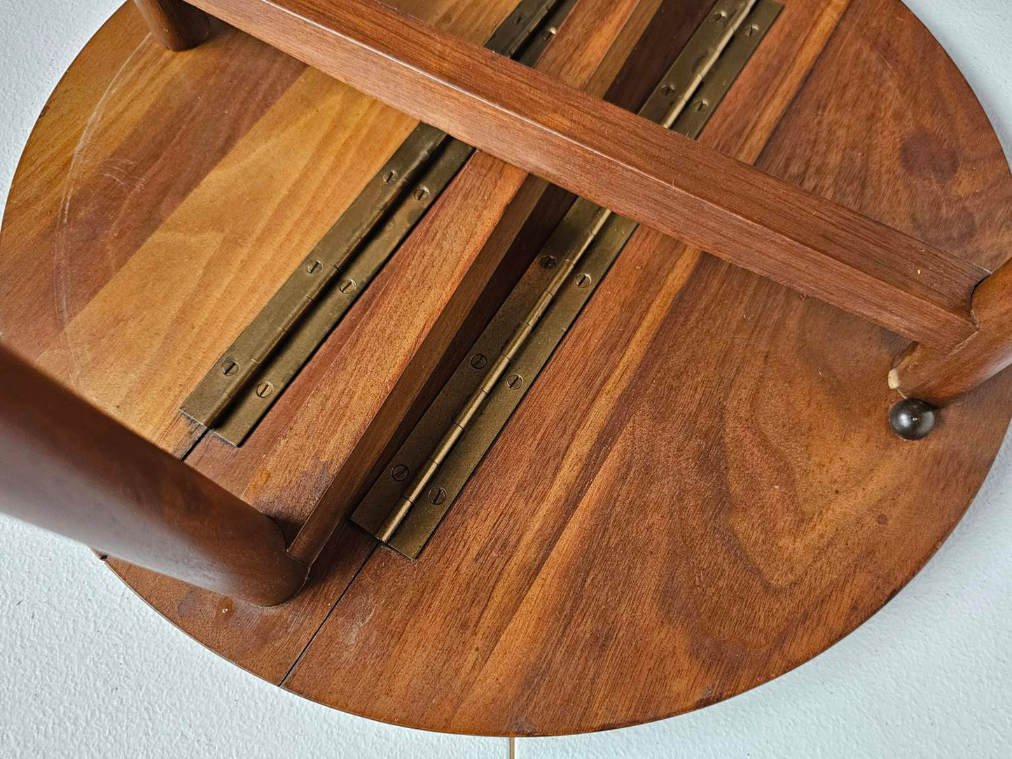 c. 1960 Bertha Schaefer For Singer & Sons Folding Walnut Side Table