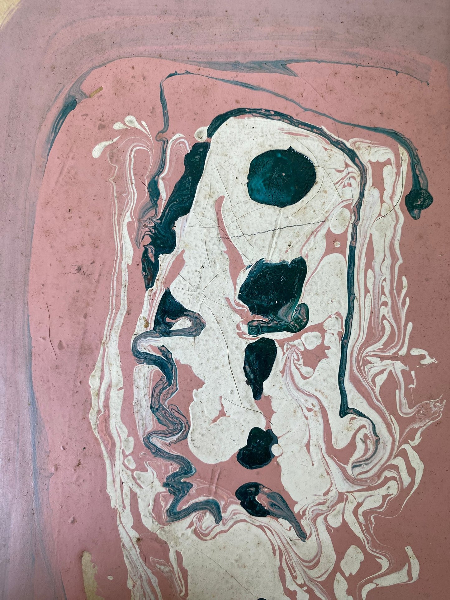 Alton S Tobey -Trippy Abstract Acrylic On Bainbridge - Untitled