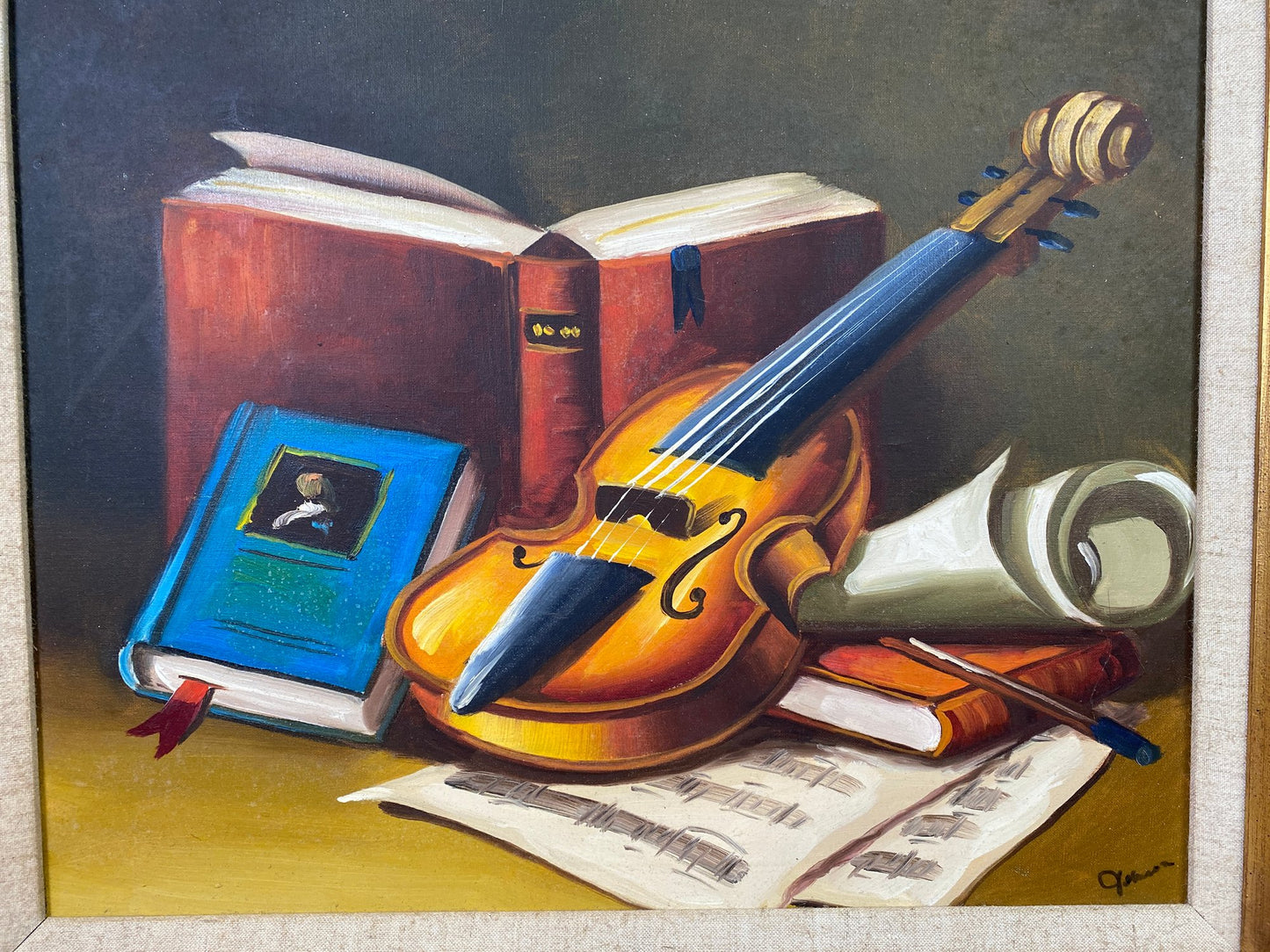 Literature And Music Still Life - Alton Tobey