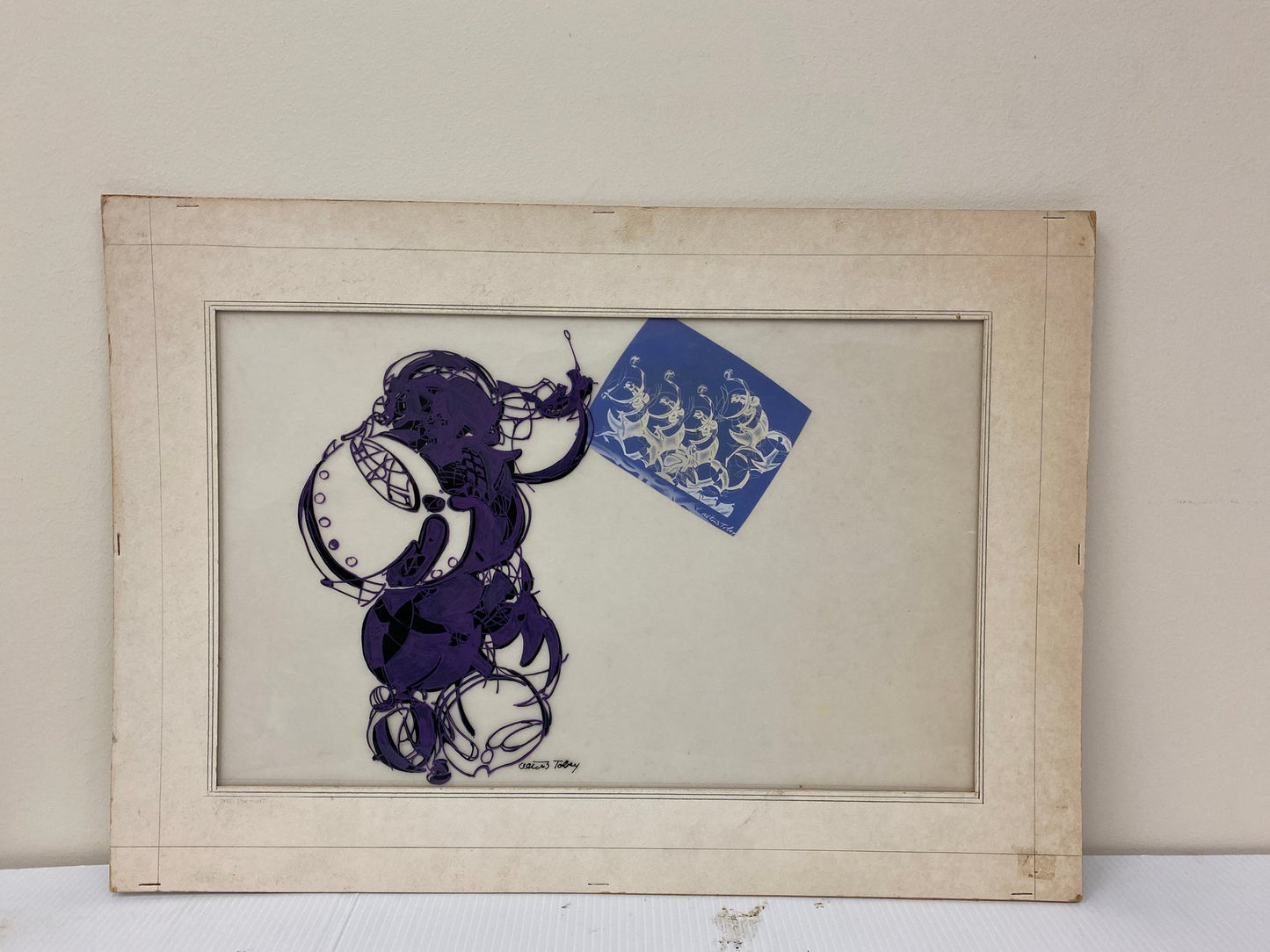 Alton S Tobey - Curvilinear Figural Self Portrait