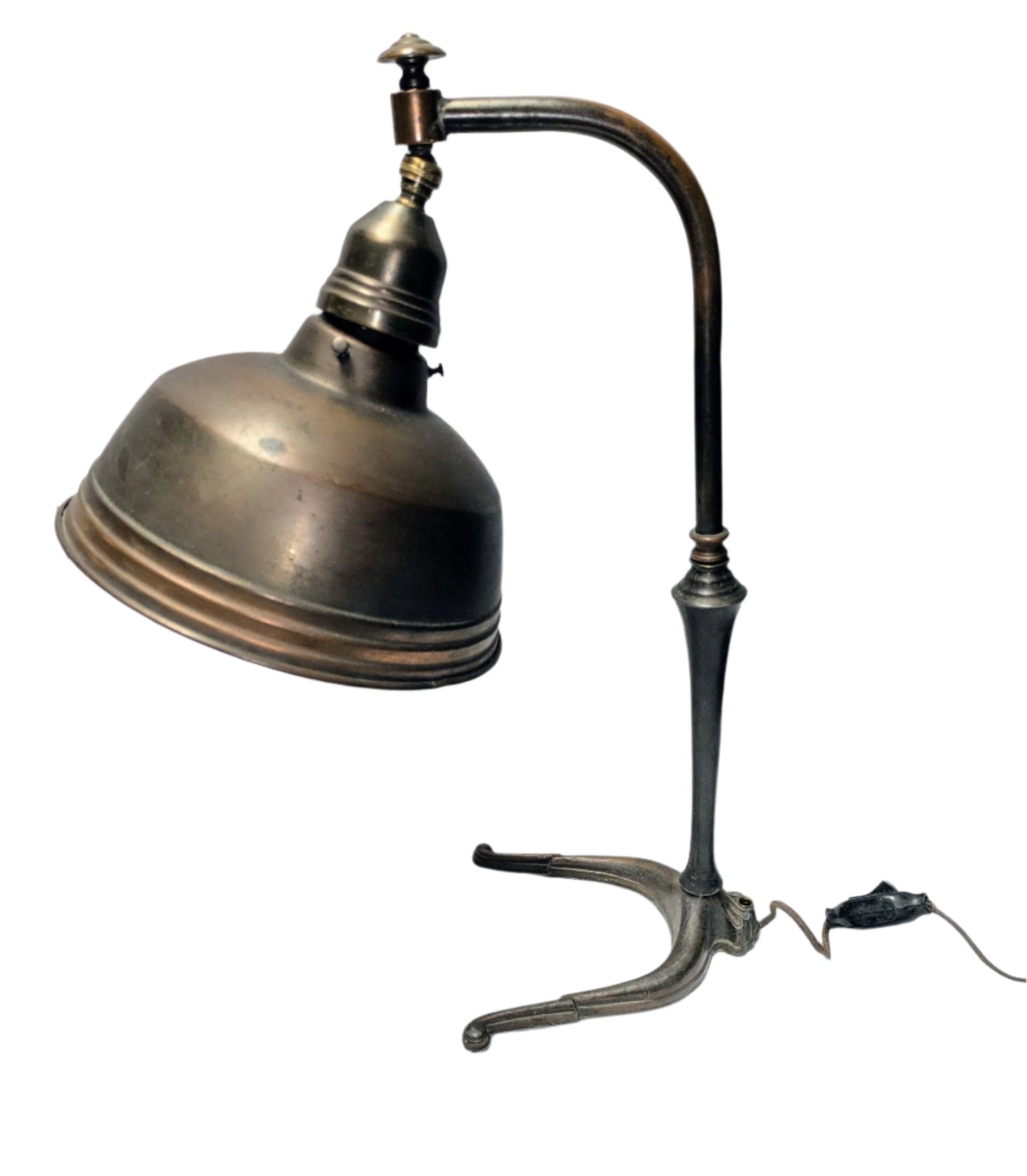 Vintage Jeweler's Copper/Brass & Metal Adjustable Head Lamp