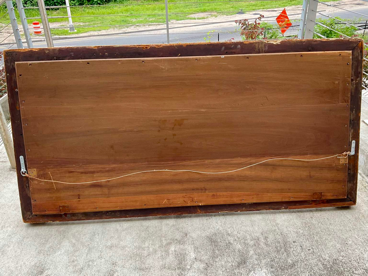 Empire Gilt Overmantle Mirror