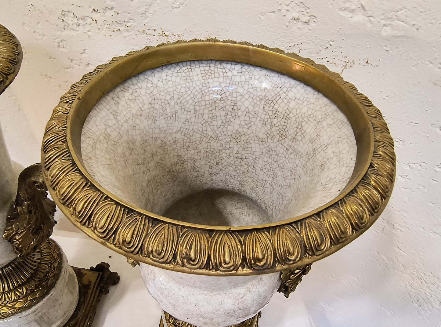 Pair Of Extraordinary Vintage Vases / Urns