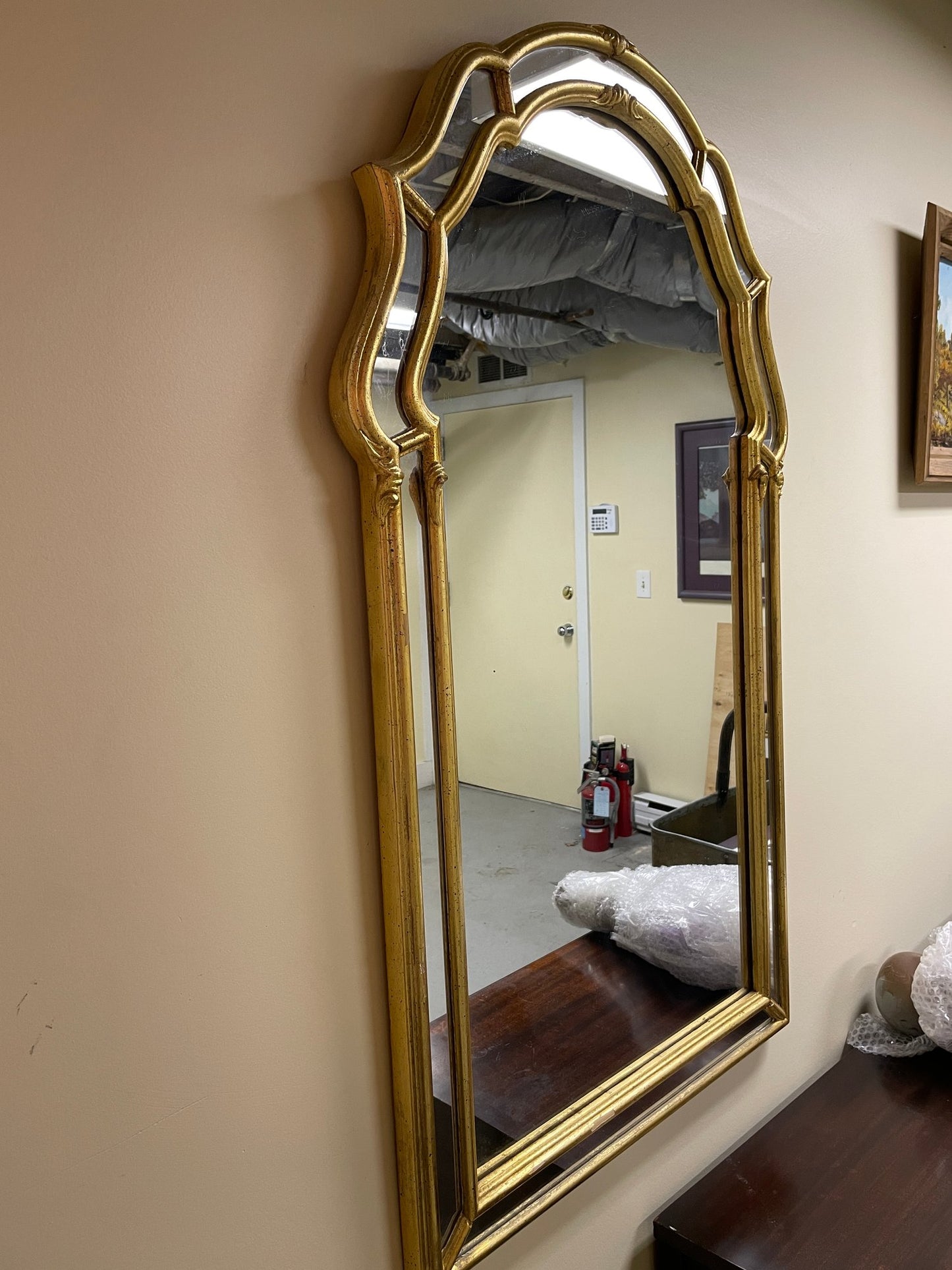 Ornate Mirror In A Gilt Frame